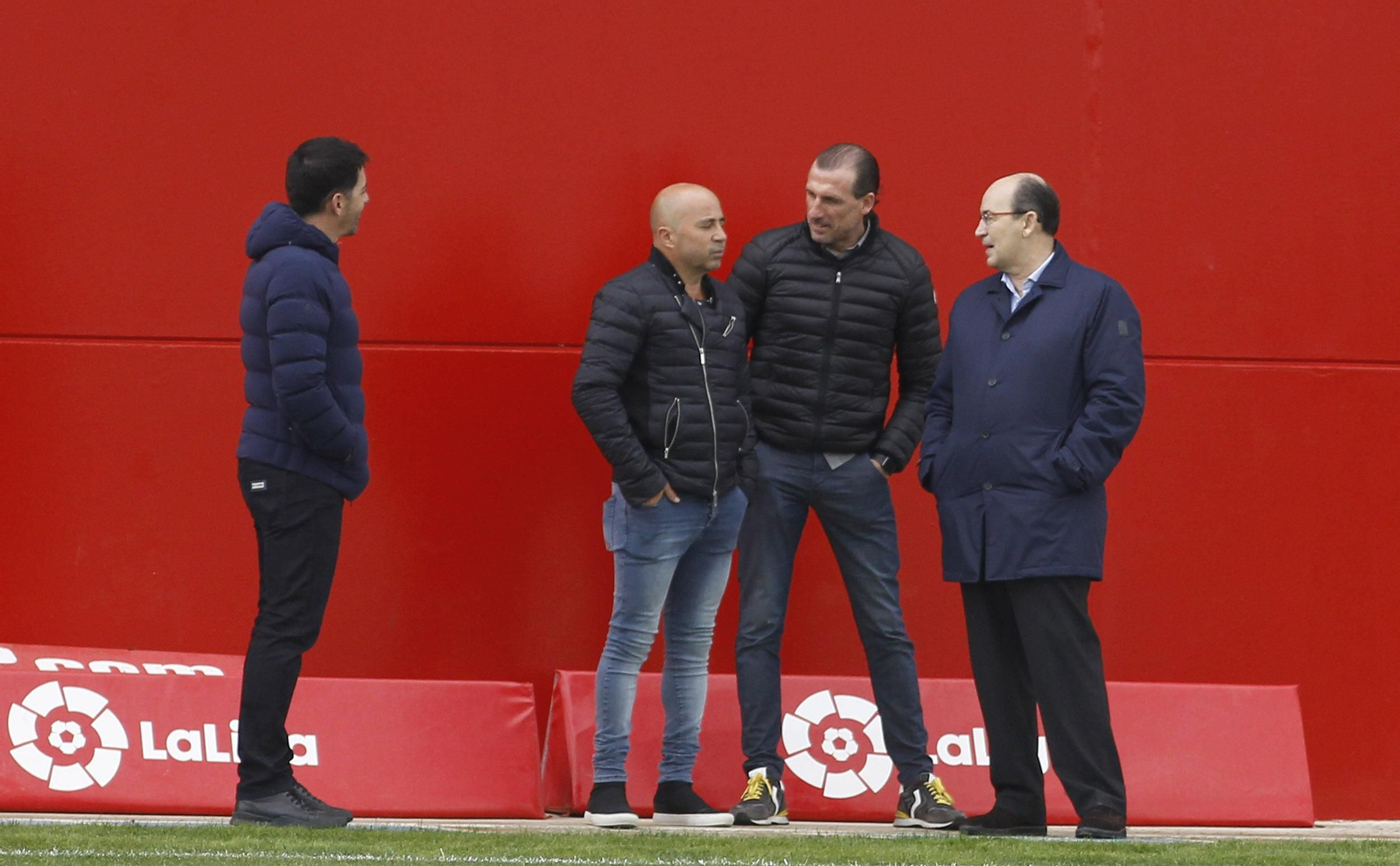 Sampaoli, en su anterior etapa junto a Óscar Arias y José Castro.