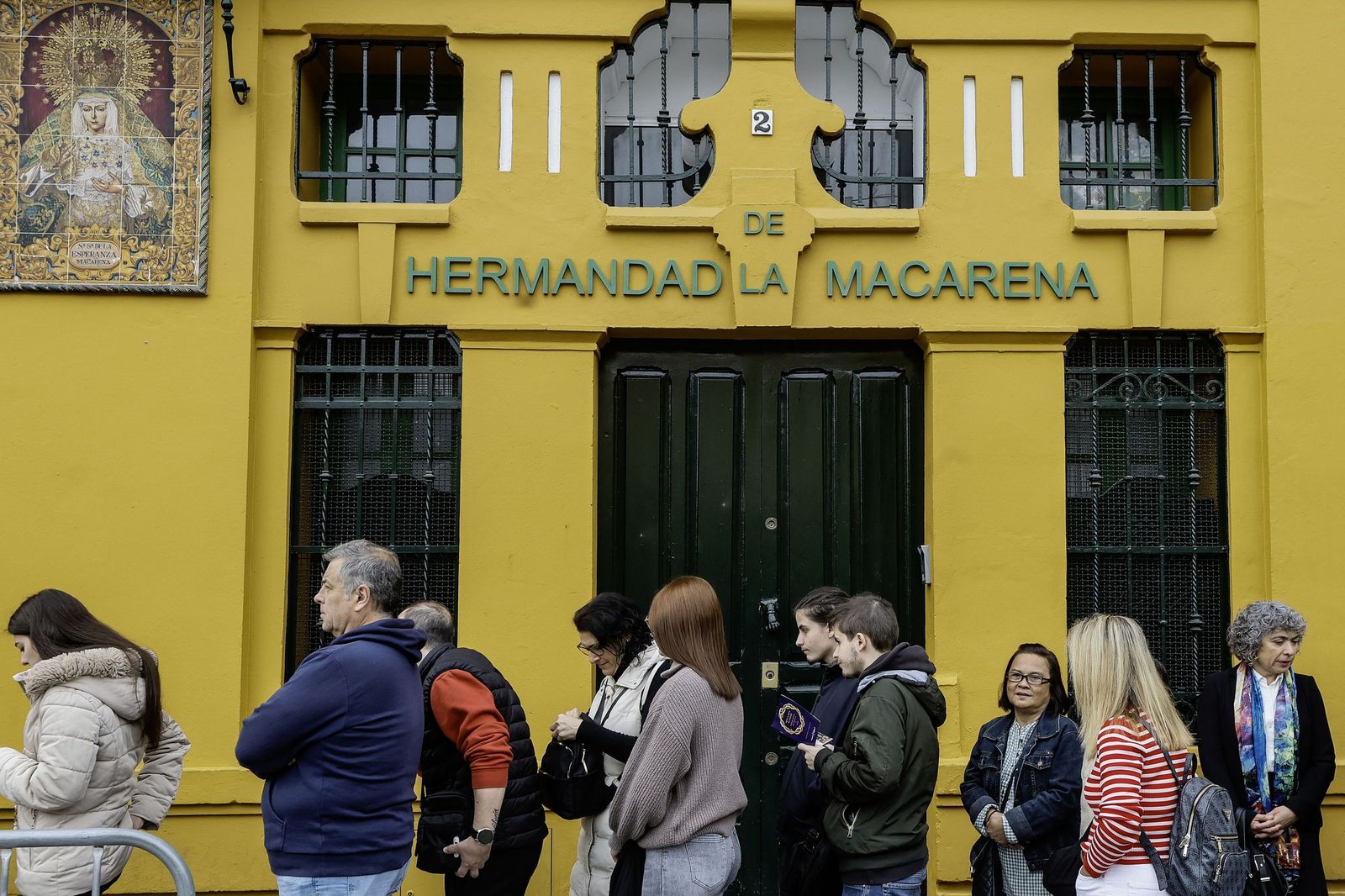 La sede de la Casa Hermandad de la Macarena, donde se realizará una de las colectas.