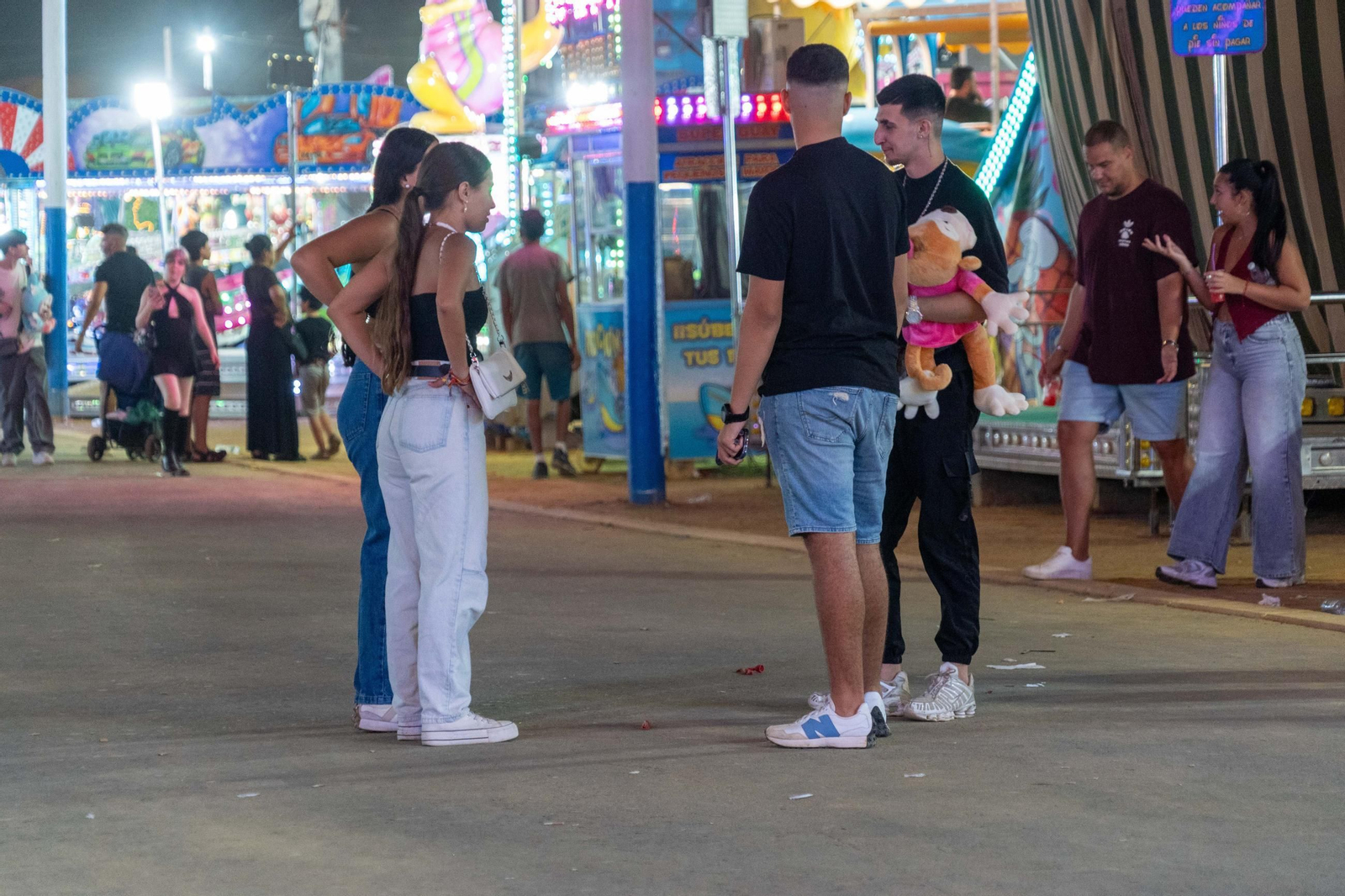 Colombinas 2025: Imágenes del ambiente el lunes 4 de agosto en las Fiestas Colombinas