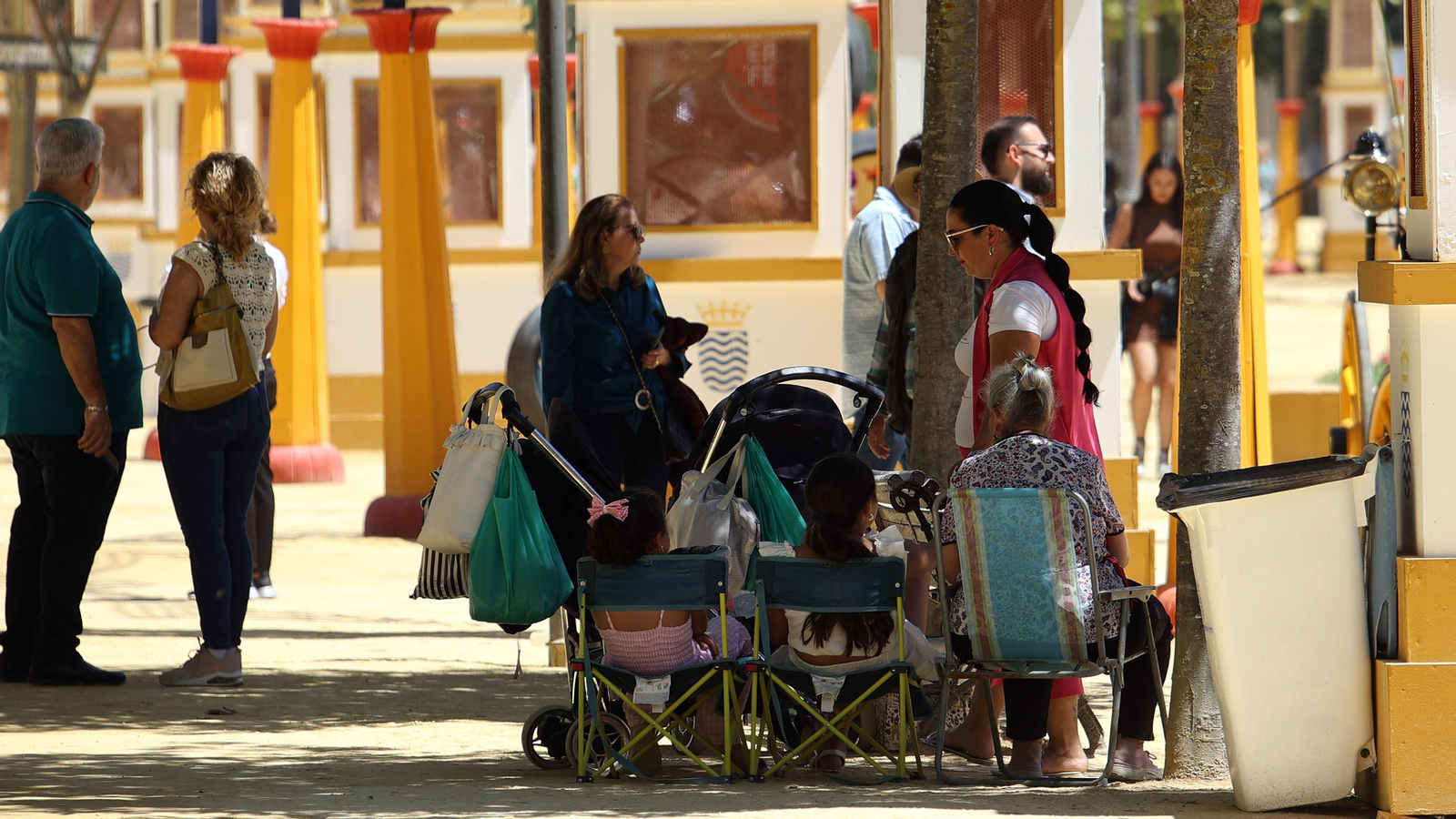 Imágenes del ambiente el miércoles en la Feria de Jerez 2024