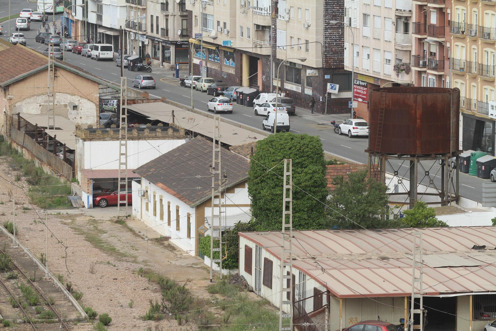 Los últimos preparativos de la estación de tren, en imágenes