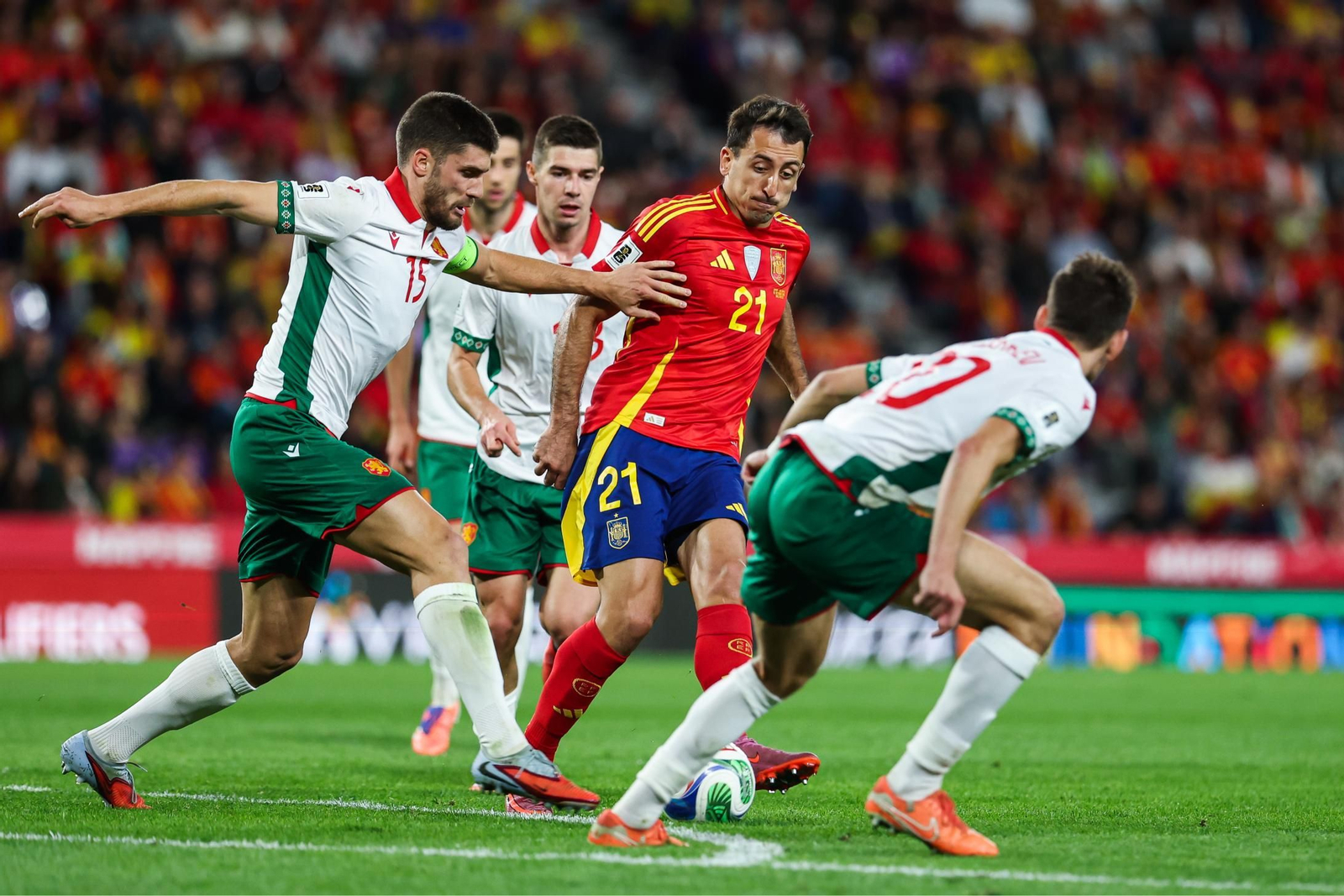 Las mejores fotos del España-Bulgaria