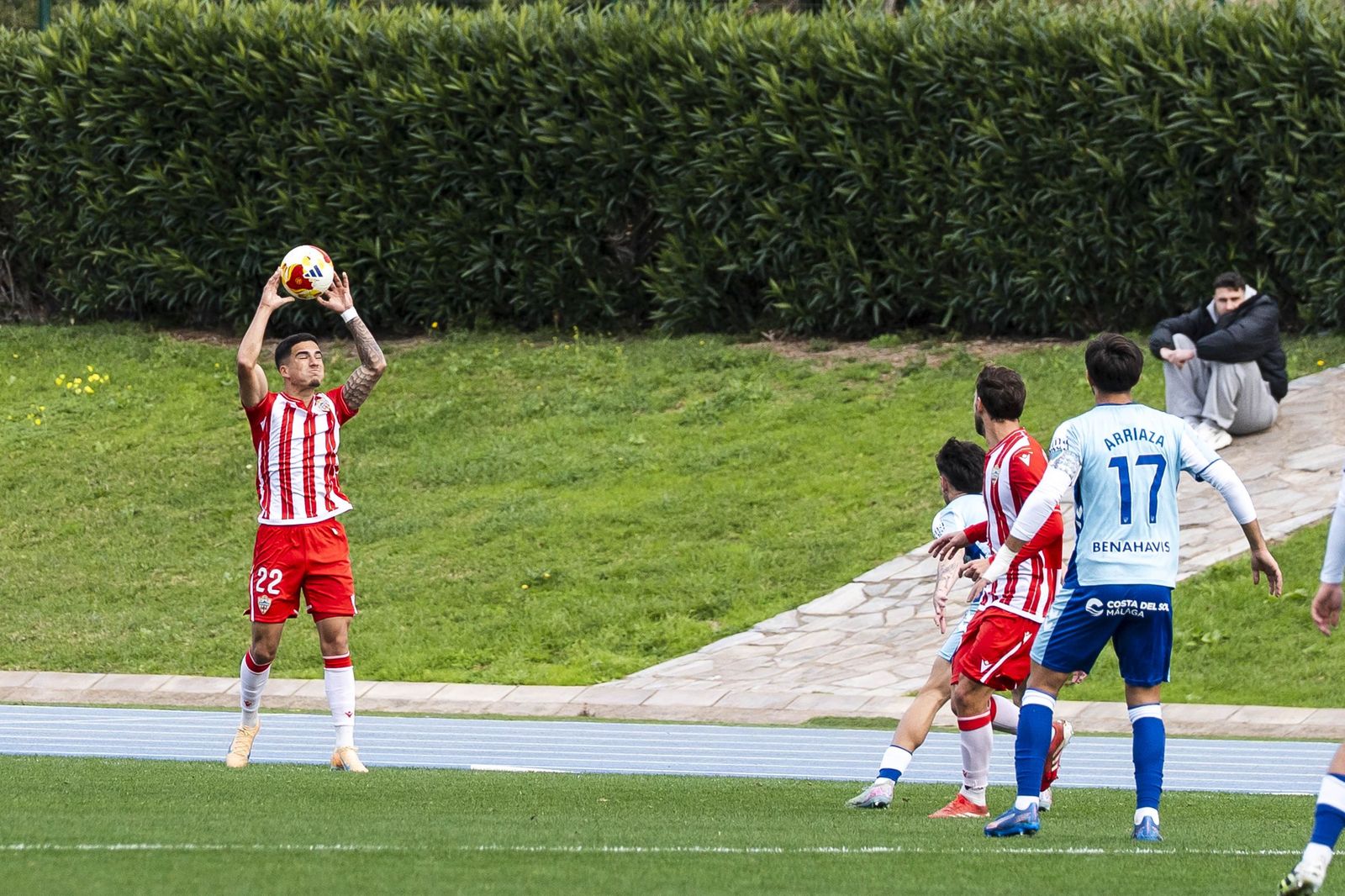 Las imágenes del Almería B y Atlético Malagueño en el Anexo de los Juegos Mediterráneos