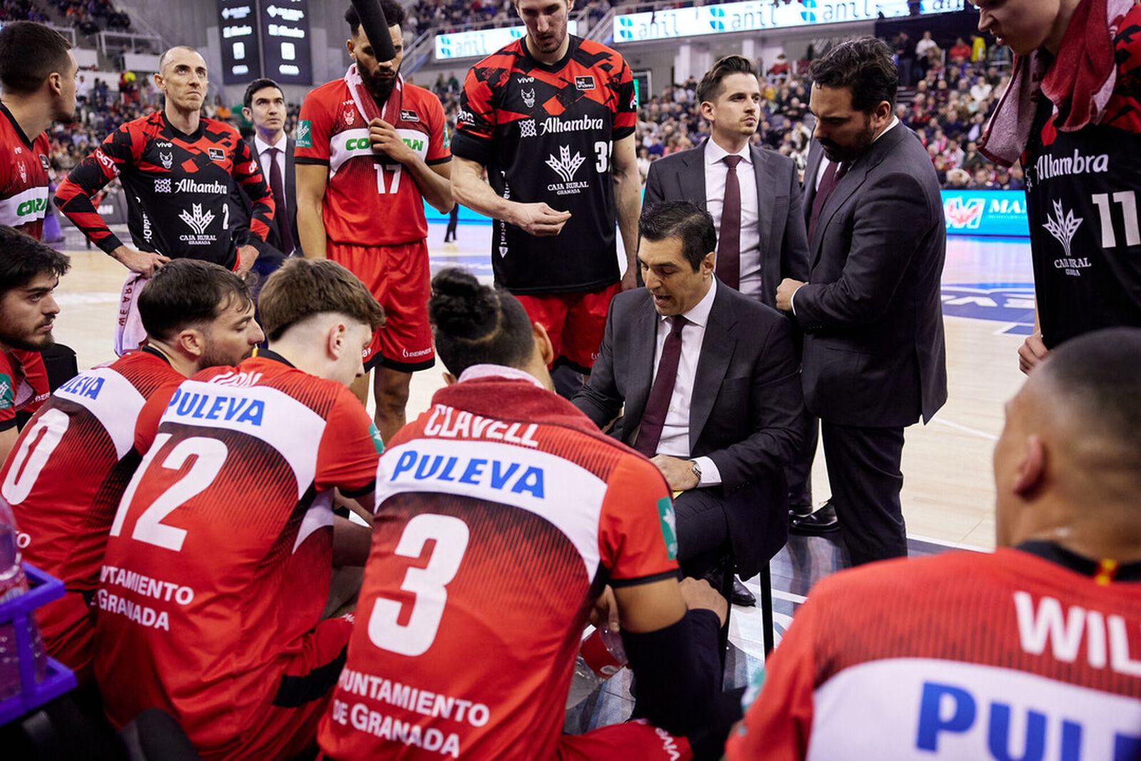 Pablo Pin, en un tiempo muerto.