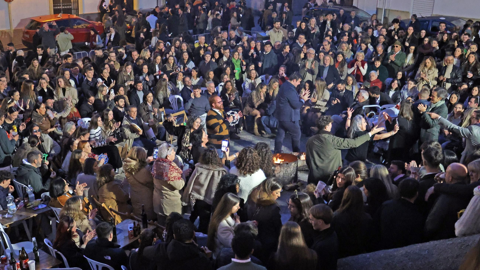 Una de las zambombas celebradas el pasado fin de semana.