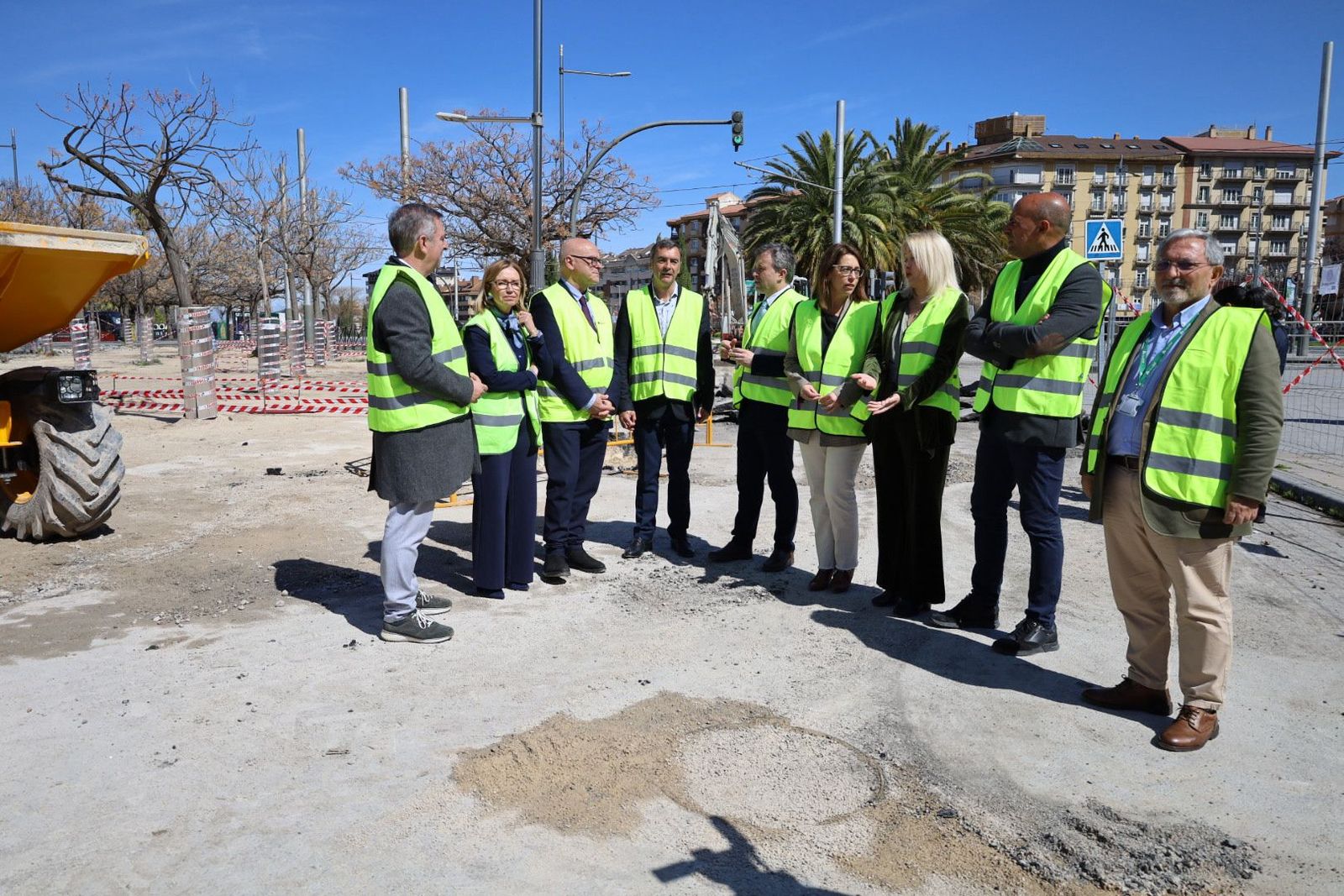 Visita institucional a las obras.