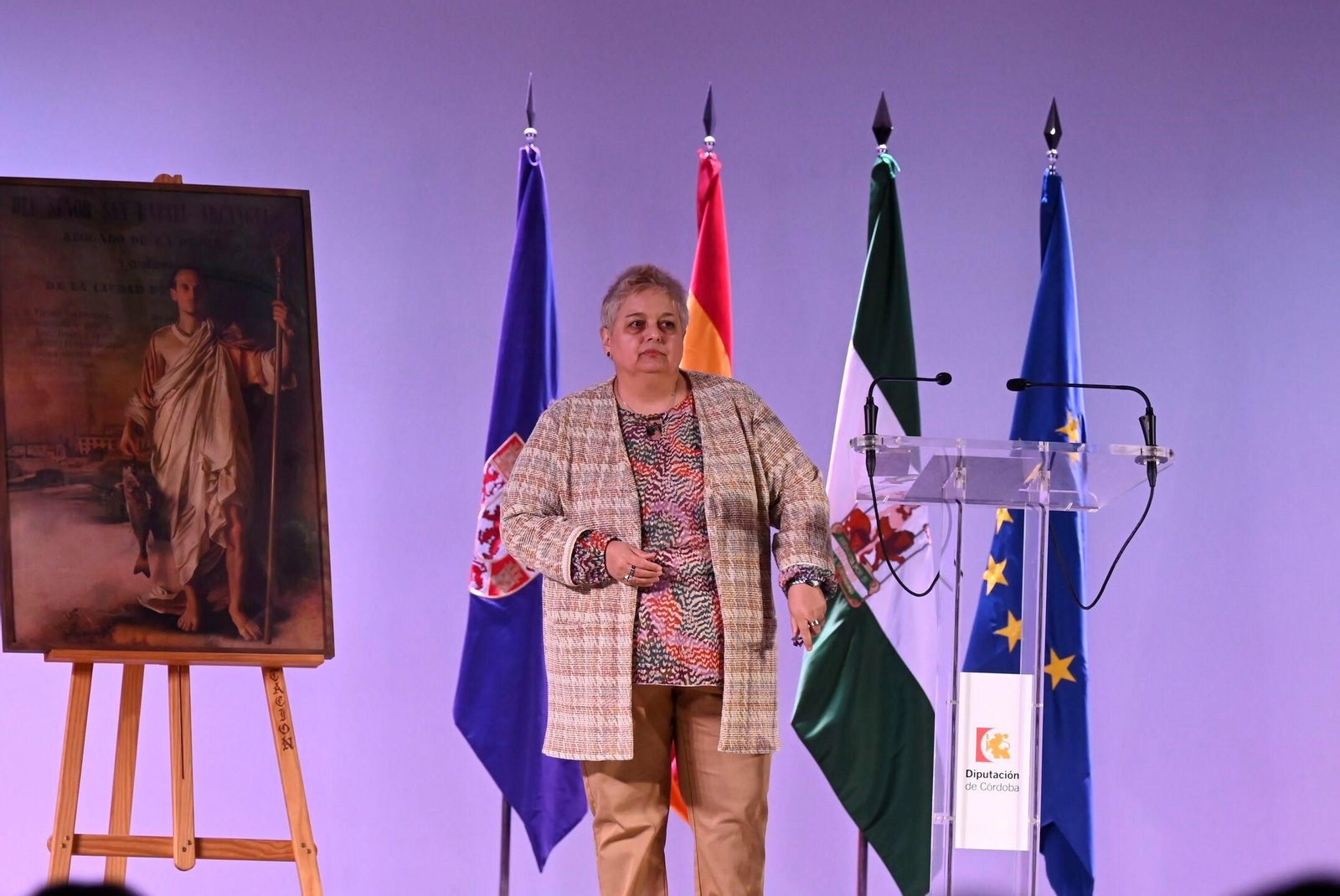 El pregón de San Rafael de Pilar Sanabria, en imágenes