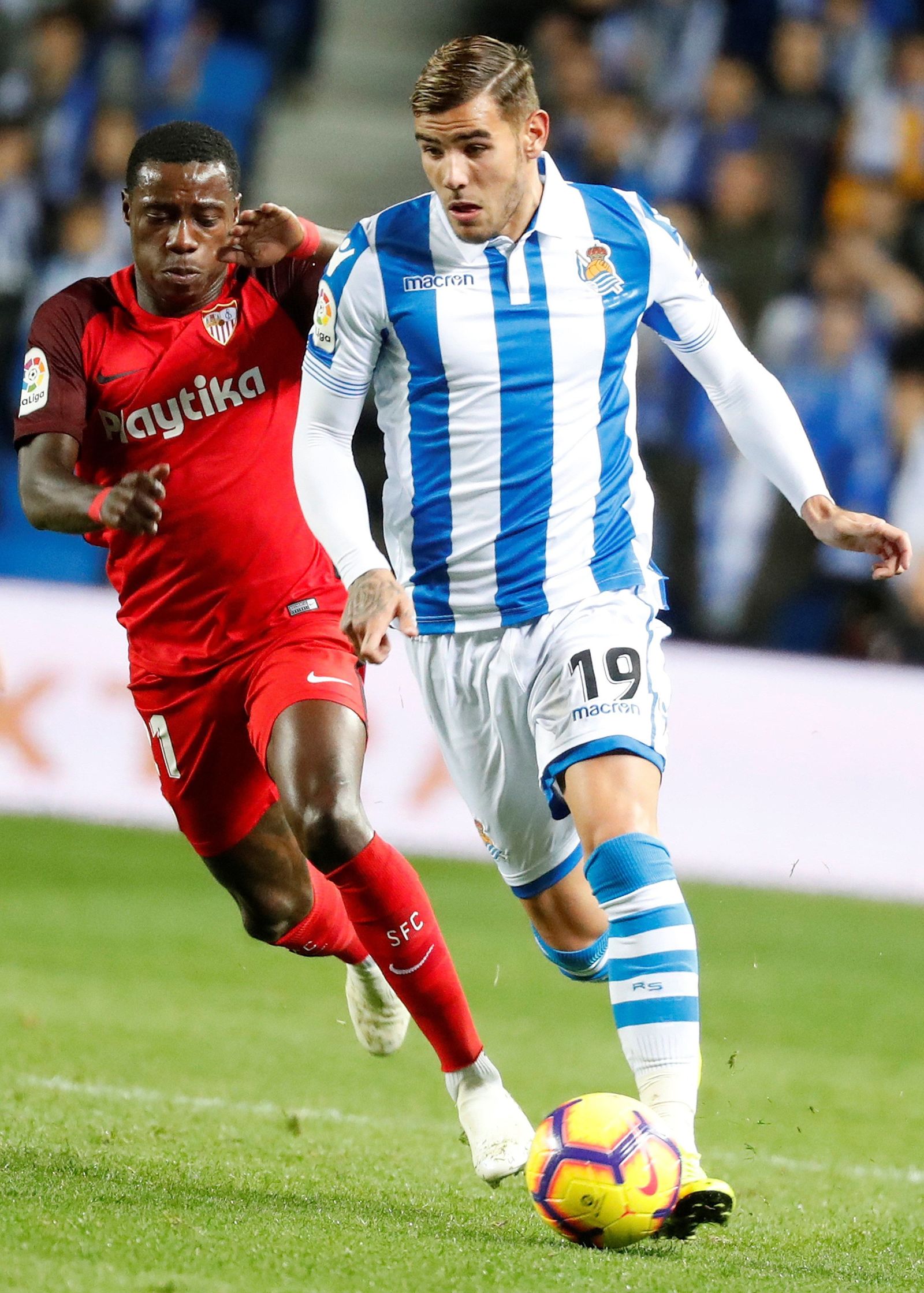 El Real Sociedad-Sevilla, en imágenes