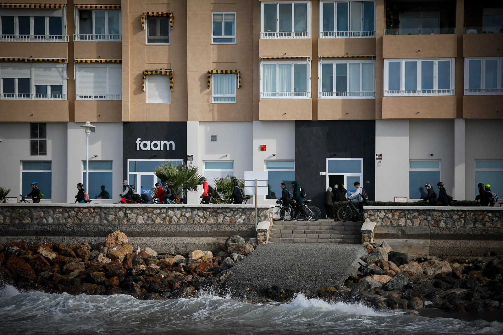 Imágenes del temporal de viento en Almería