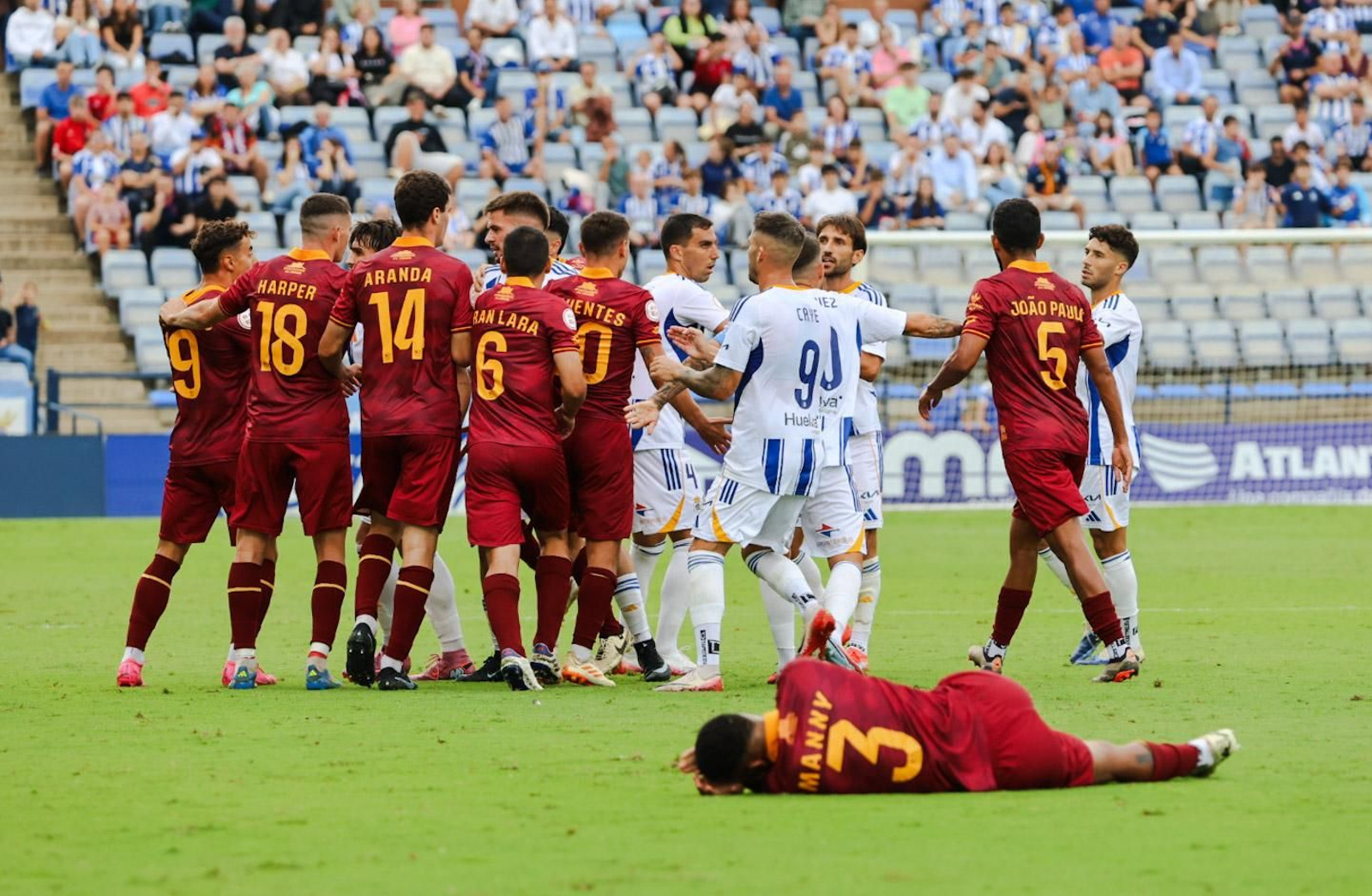 Las mejores imágenes del Recreativo de Huelva- Linares Deportivo