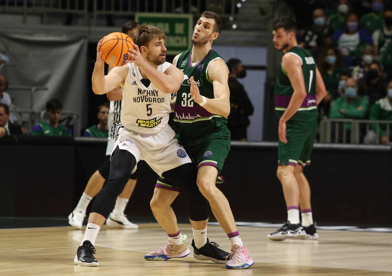 El Unicaja-Nizhny Novgorod, en fotos