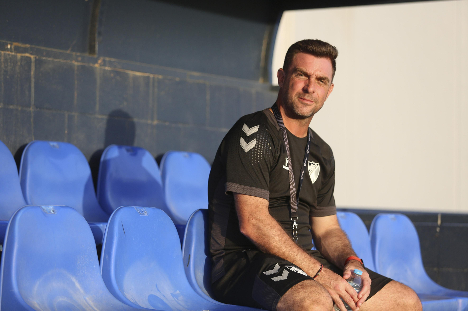 Las fotos de la entrevista a Pablo Guede, entrenador del Málaga CF