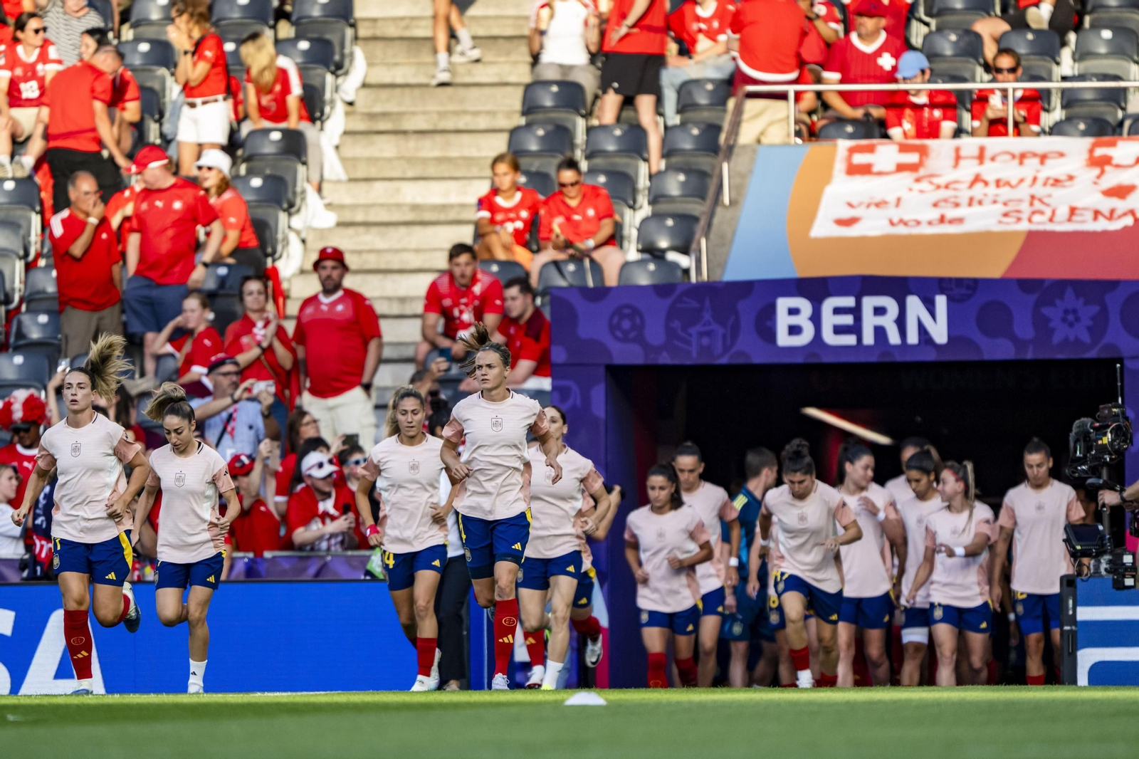 Las mejores fotos del España - Suiza en la Eurocopa femenina
