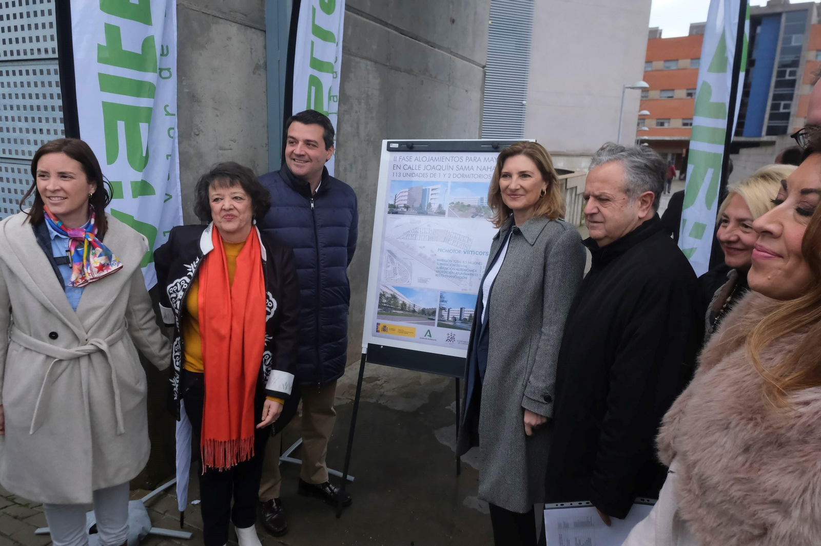 El inicio de las obras de los apartamentos para mayores de Sama Naharro en Córdoba, en imágenes