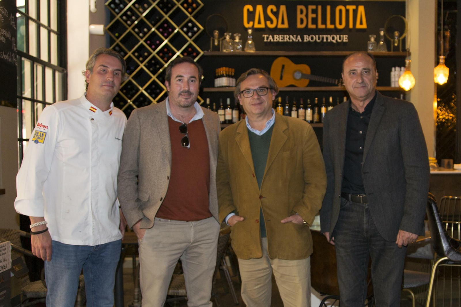 Rodrigo y Gregorio Carnevali, Ángel García y Juan Luis Pinto.