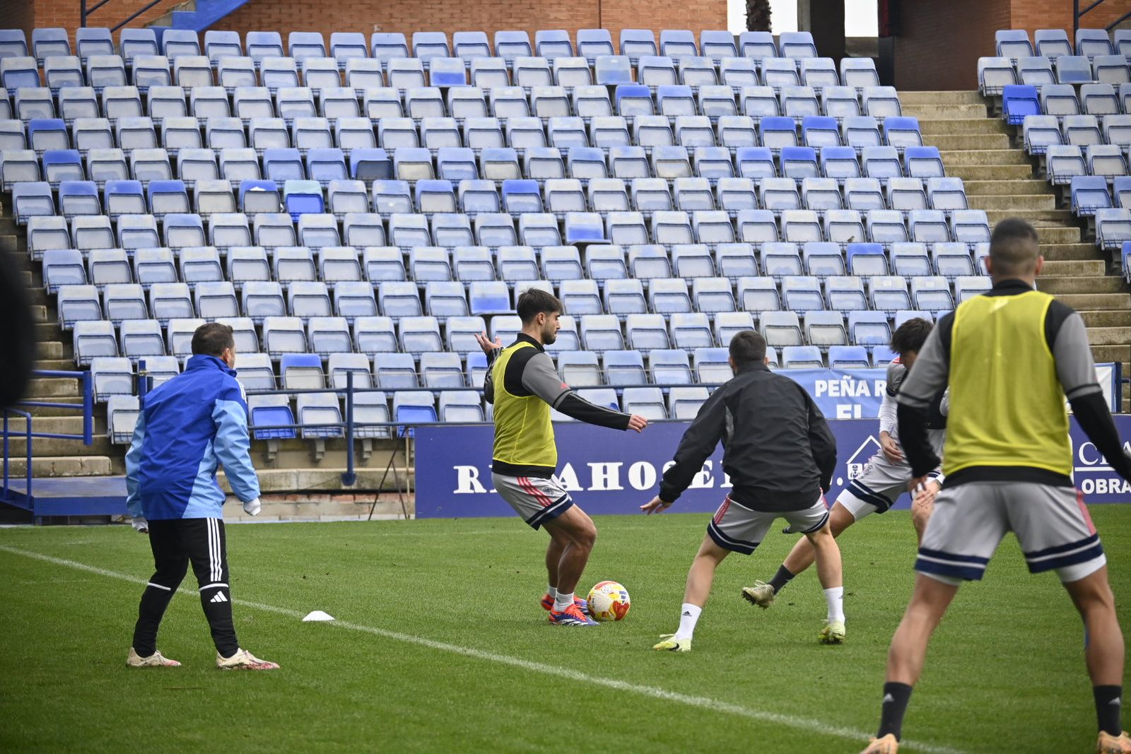 Las fotografías del entrenamiento del Recre en el Nuevo Colombino