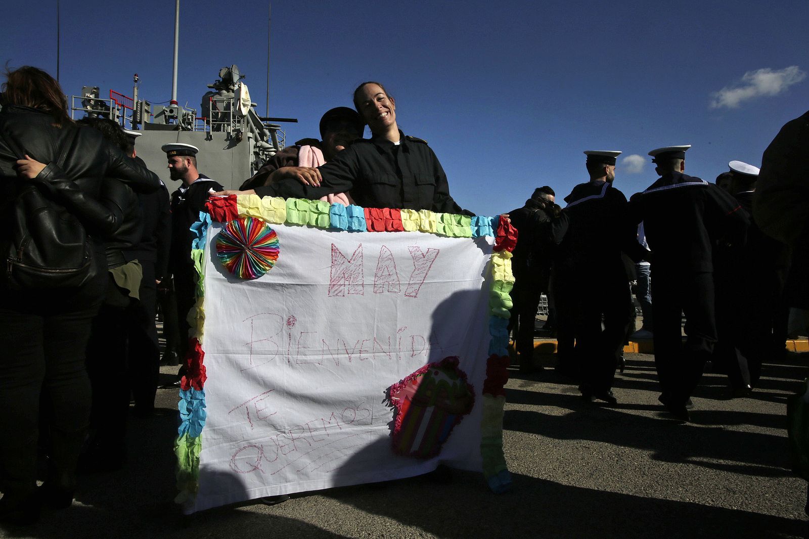 Las mejores imágenes del regreso de la fragata 'Canarias'