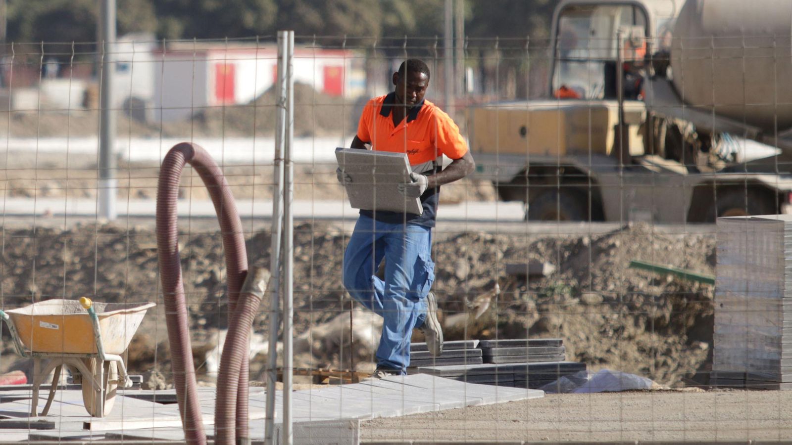 Casi el 20% de los contratados en la construcción proceden de otros países