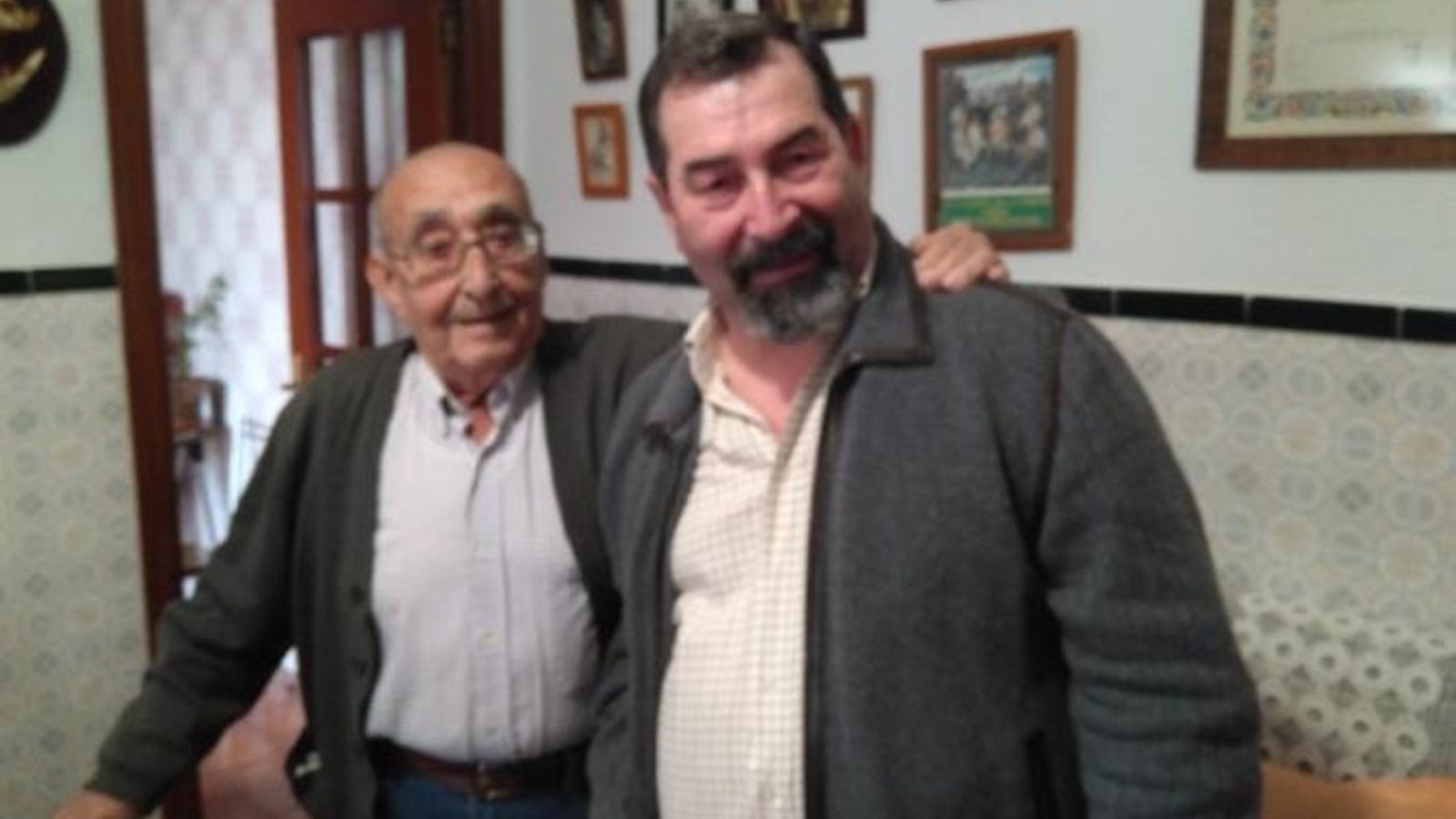 En su casa de Valverde, con MAFB. Diciembre 2019.