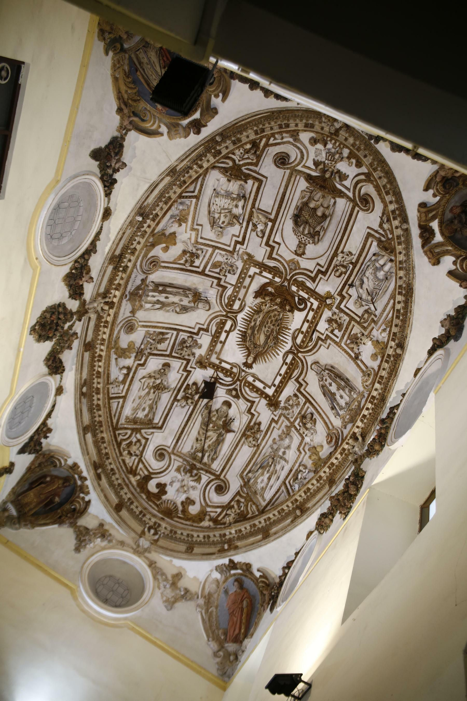 Imágenes de la cúpula del convento de la Merced