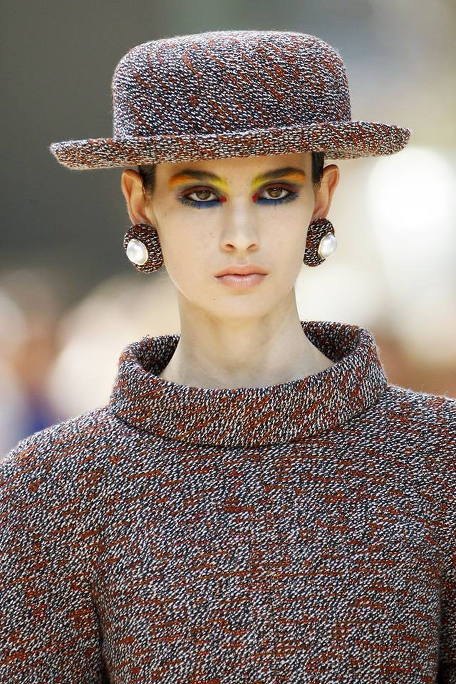 África Peñalver, en uno de sus desfiles en la Semana de la Alta Costura de París.