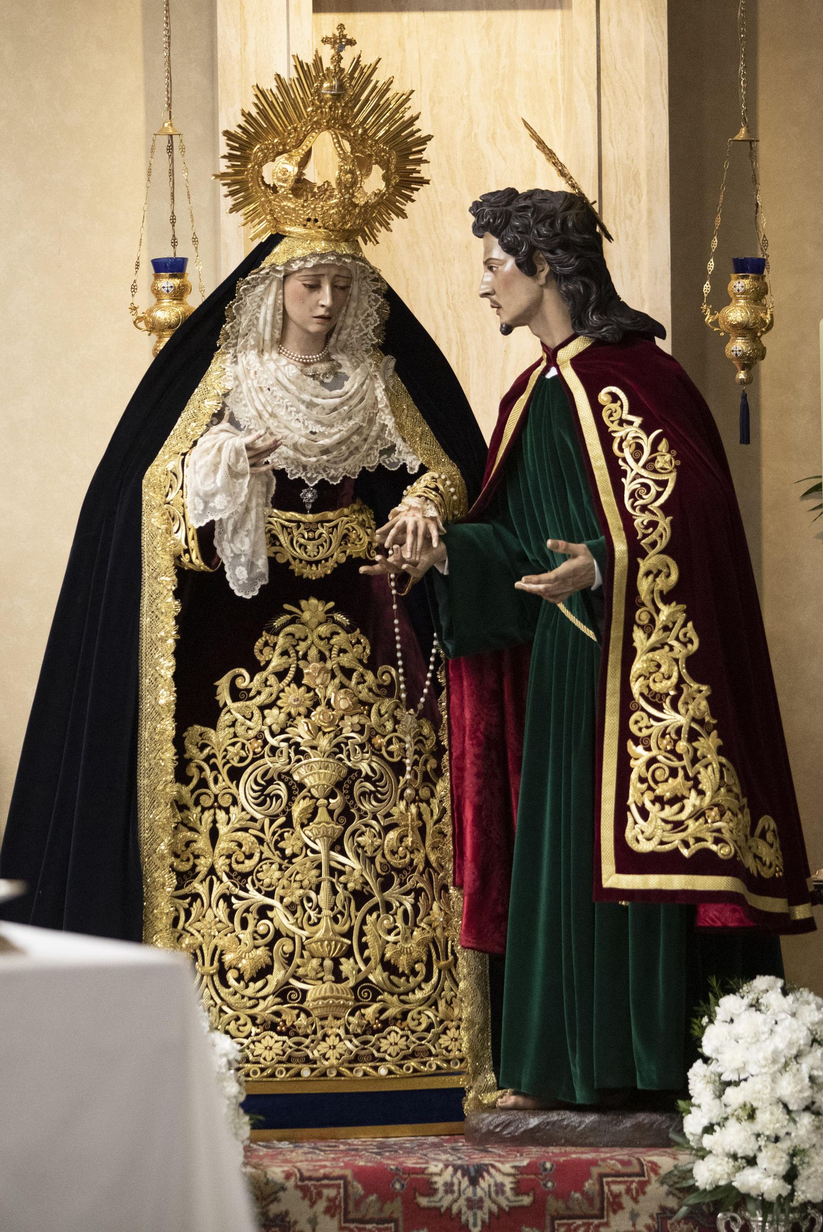 Fotos: La cofradía del Despojado, en San Andrés y con exposición