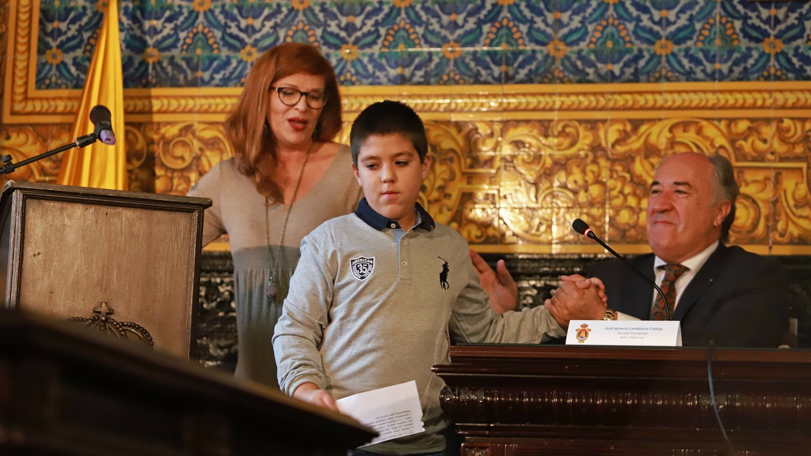 Pleno infantil en el Ayuntamiento de Algeciras