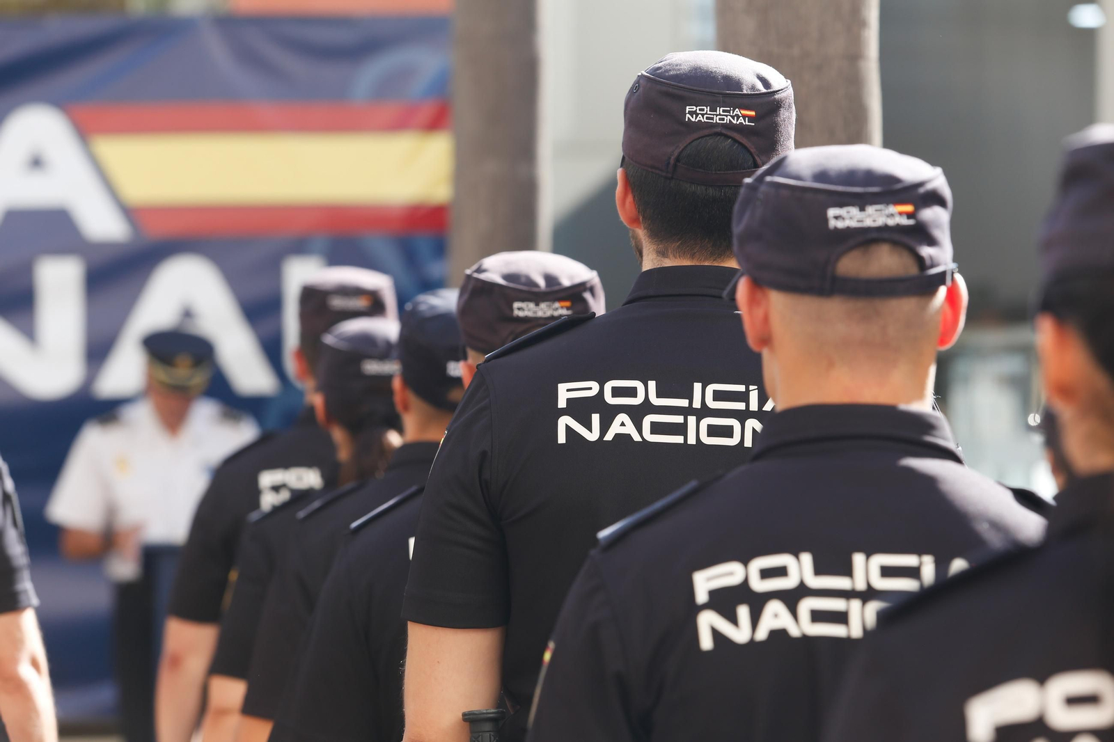 Acto de presenación de los nuevos alumnos de la Escuela Nacional de Policía en Algeciras