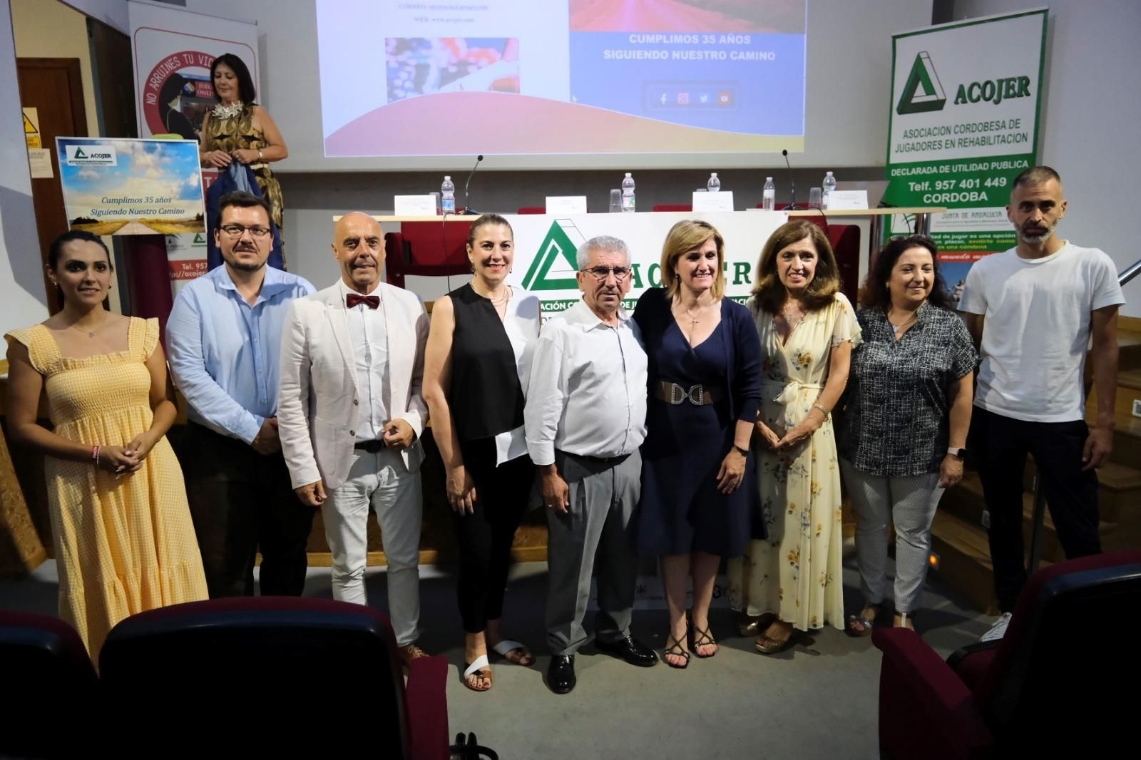 Acto del 35 aniversario de la asociación Acojer en la Fundación Cajasur.