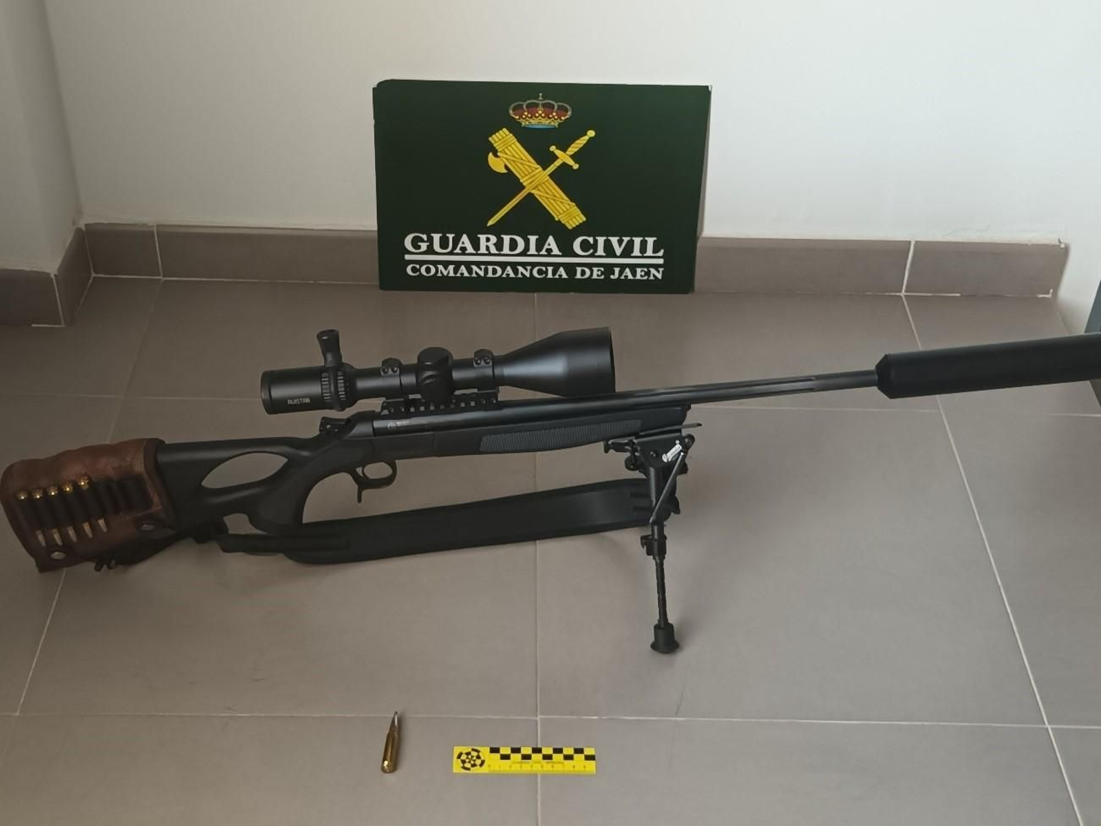 Arma con la que se les sorprendió.