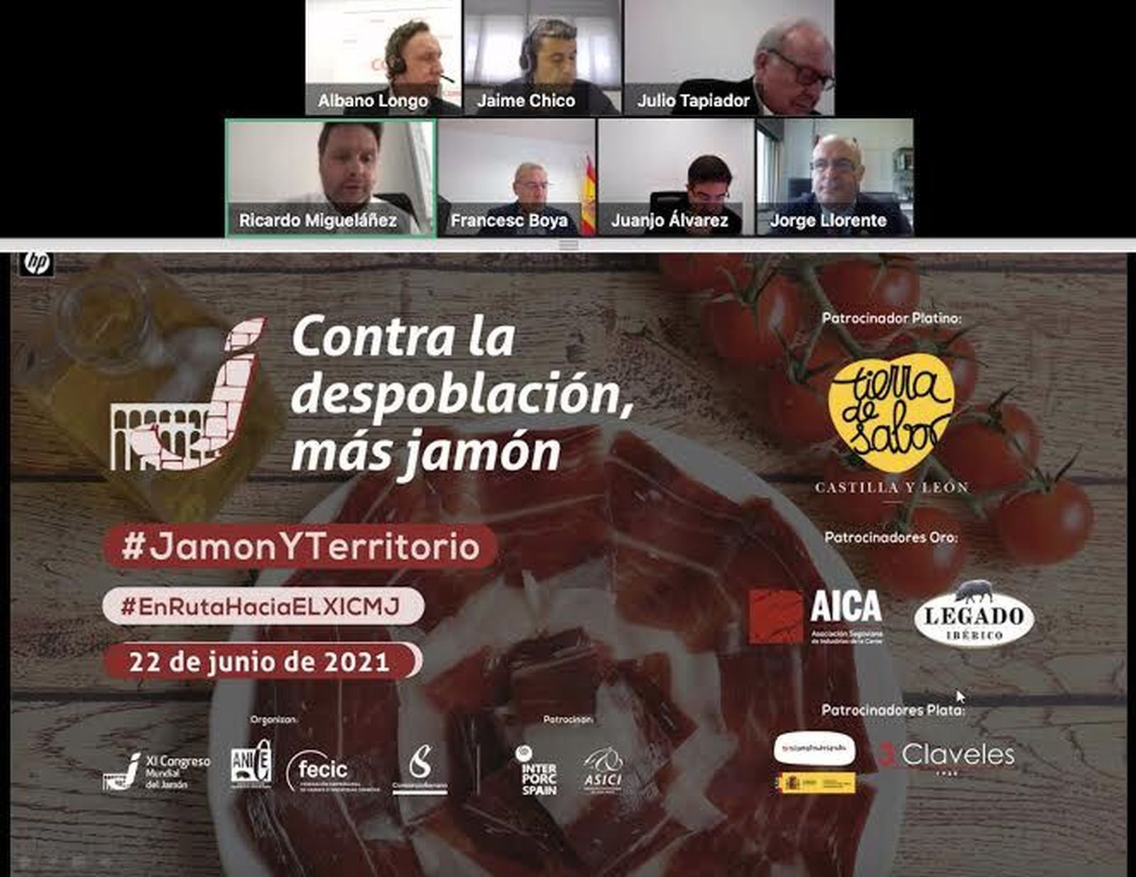 Desarrollo de la jornada  ‘Contra la despoblación, más jamón’
