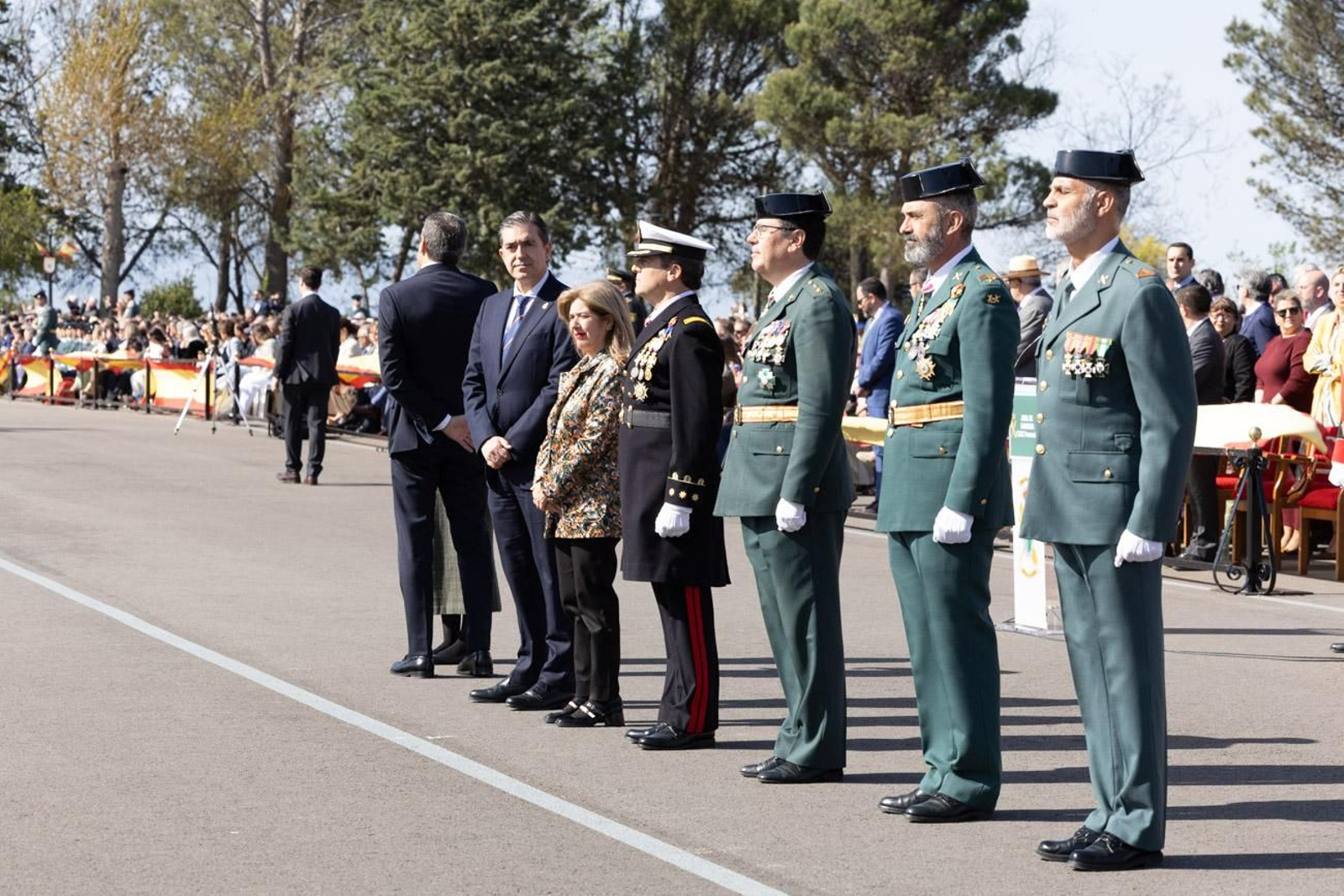 Acto de jura de bandera de la 130ª promoción de guardias civiles de la Academia de Baeza