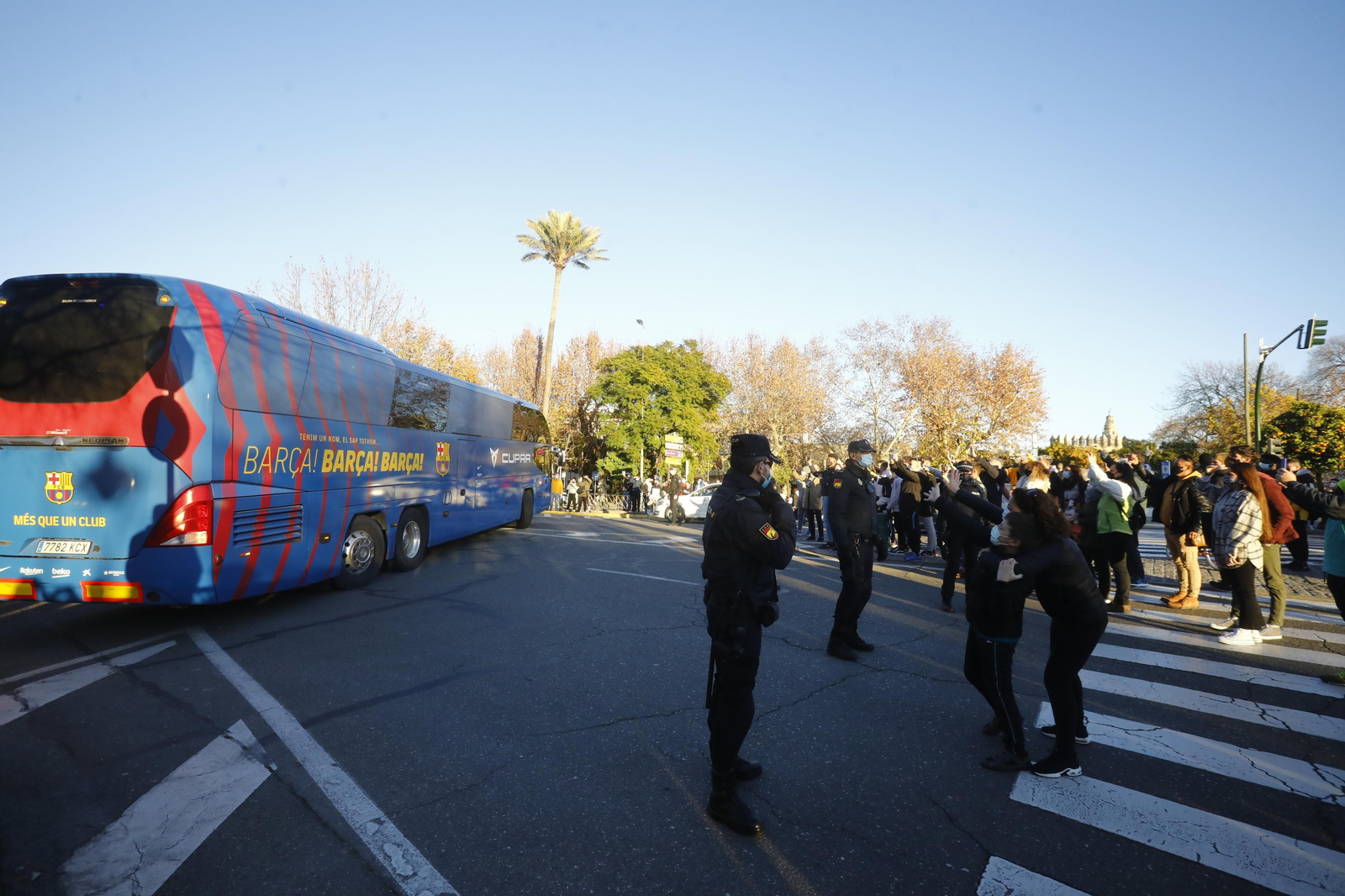 El Barça ya prepara la Supercopa en Córdoba, en imágenes