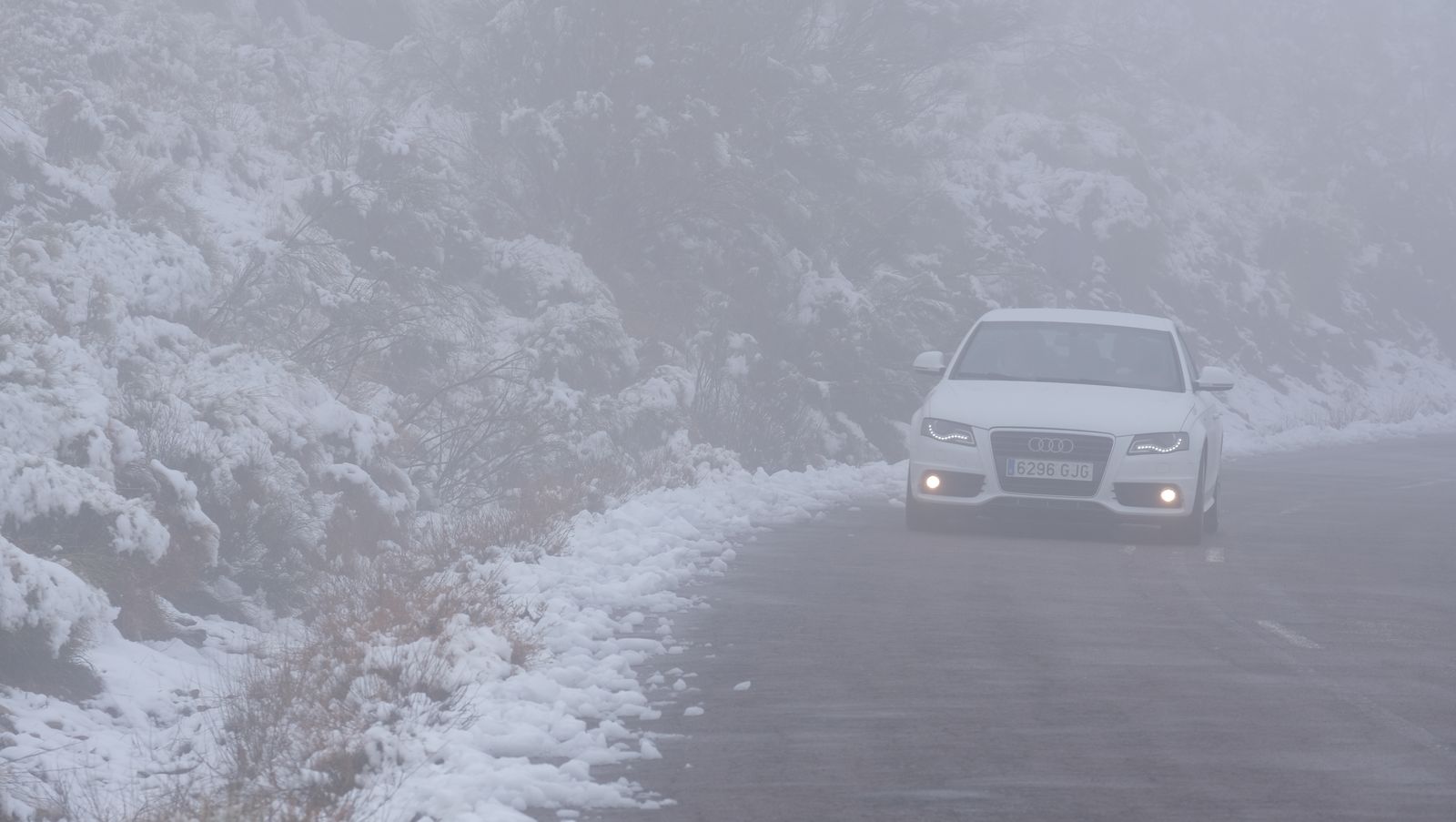 Fotogalería nevada en la Provincia de Almería