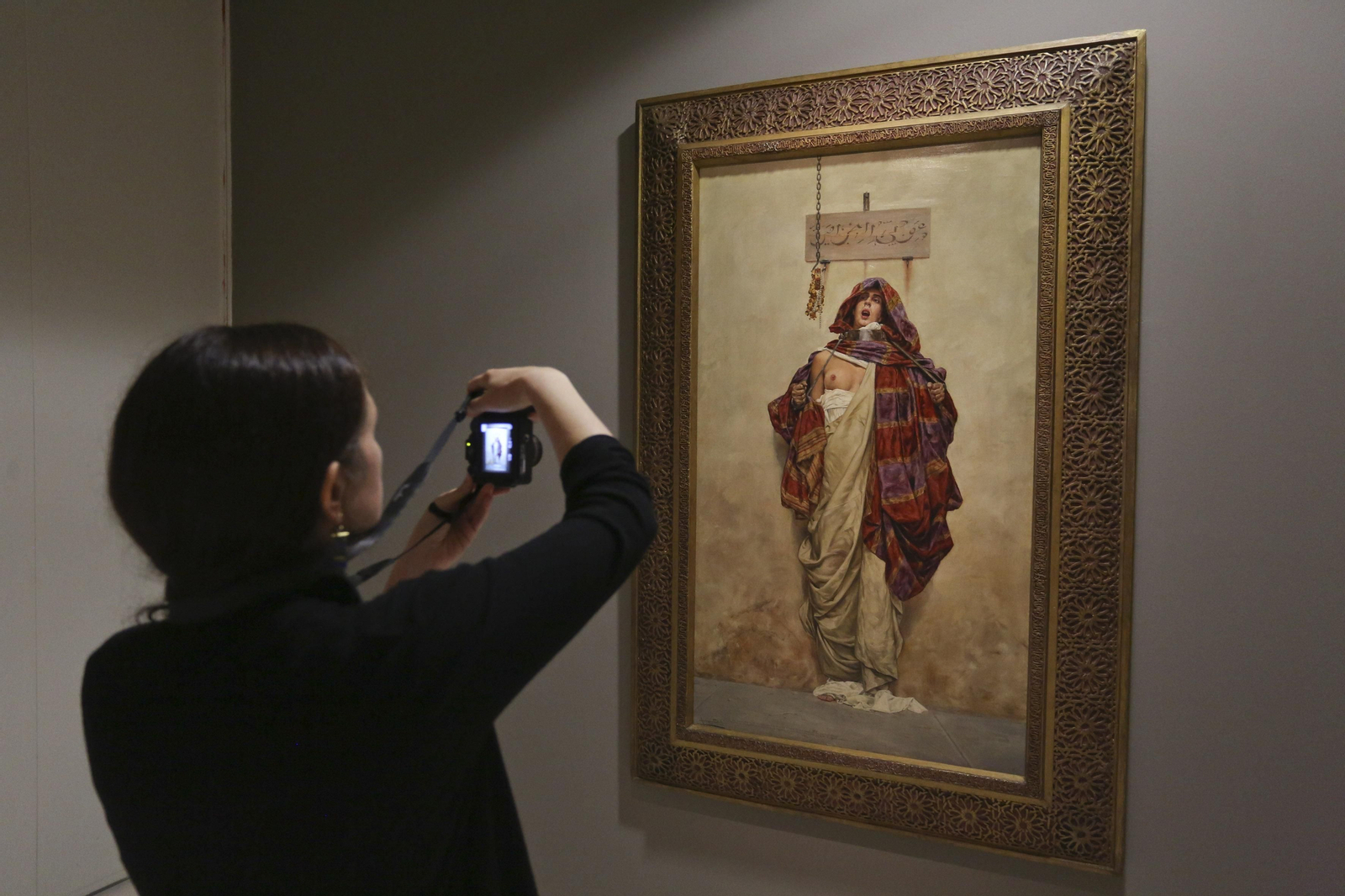 Fotos del montaje de la nueva exposición del Museo Carmen Thyssen
