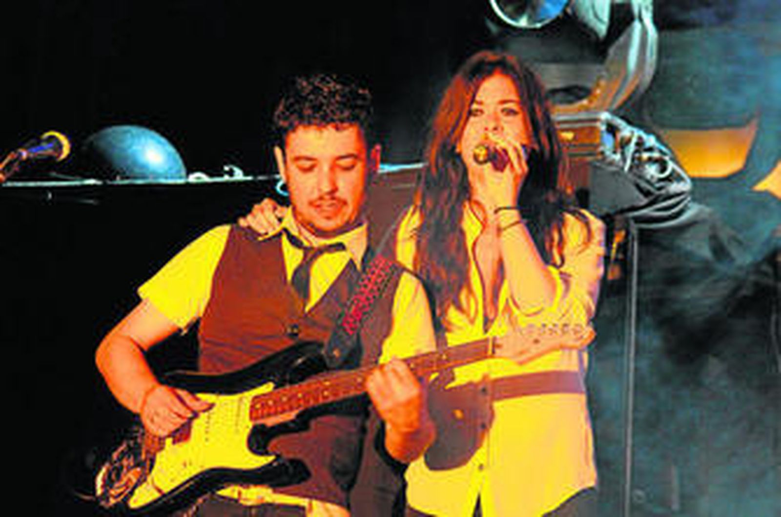 Vanesa Martín durante su actuación en Carboneras.