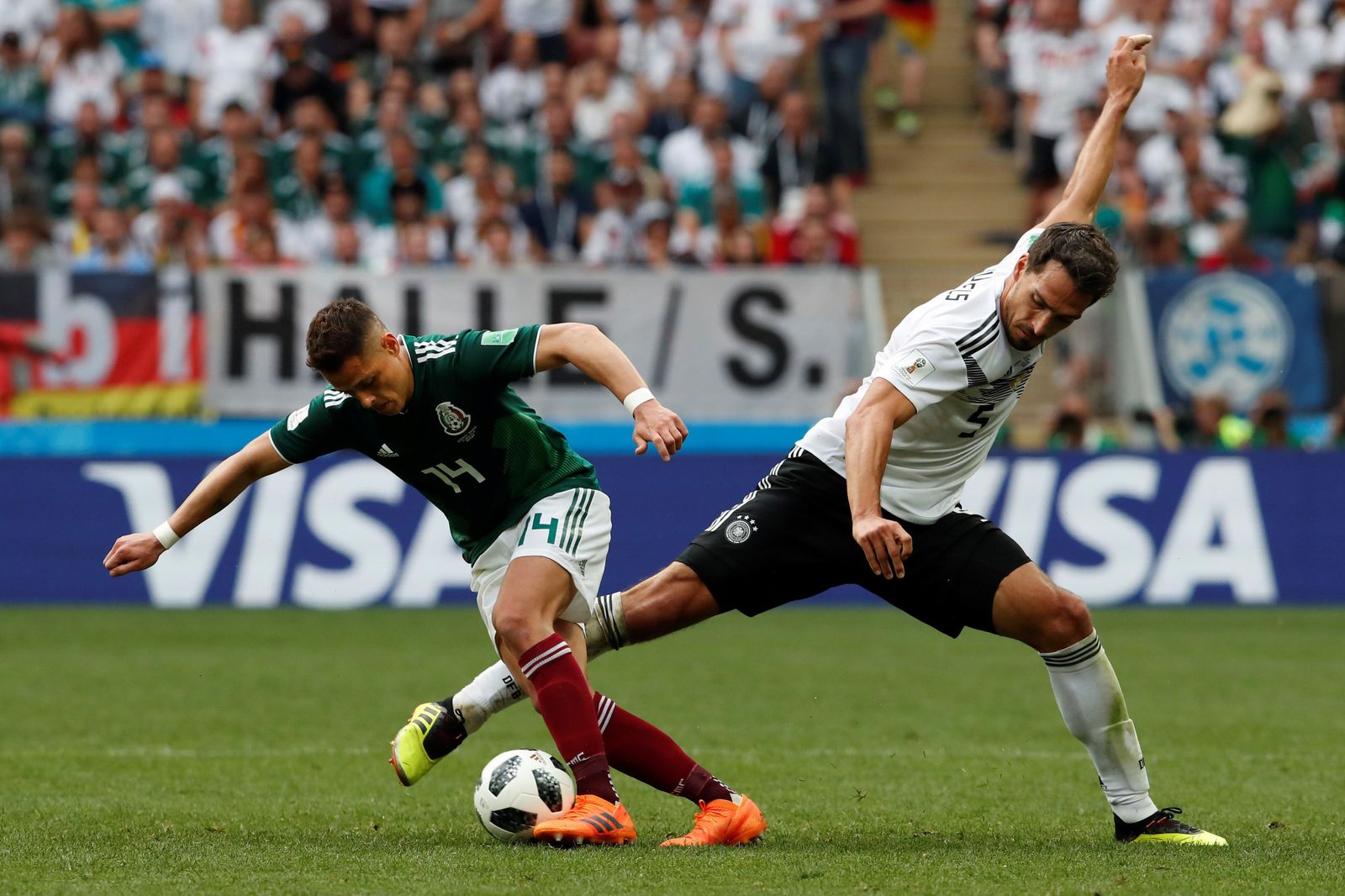 Las imágenes del Alemania-México