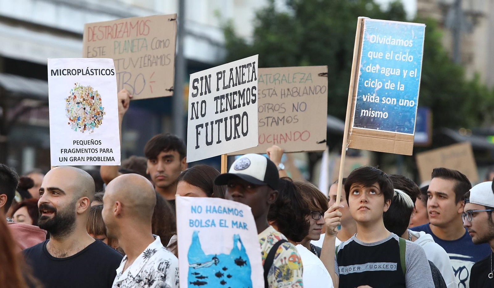 Imágenes de la manifestación por el cambio climático