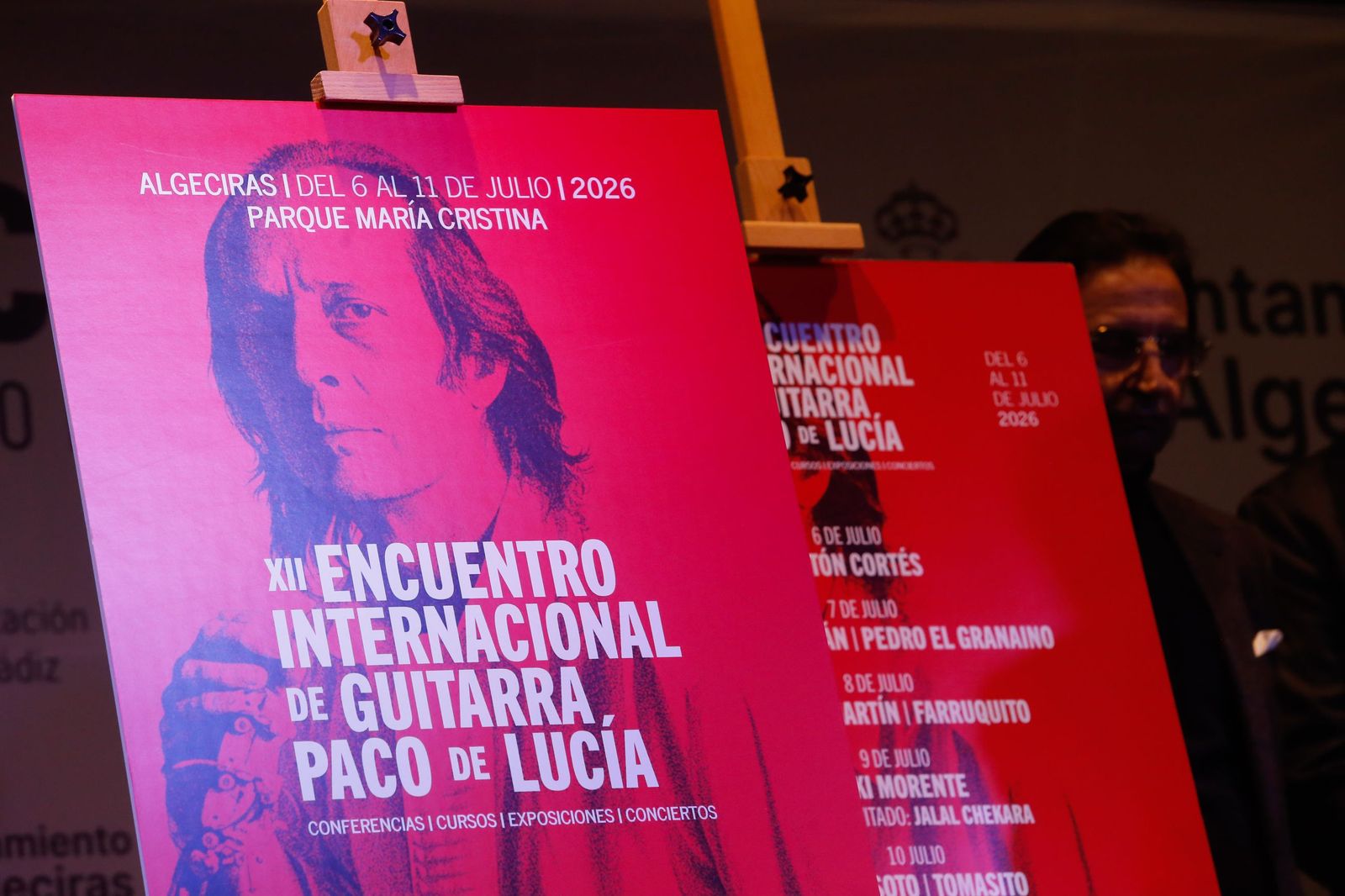 Fotos de la presentación del XII Encuentro Internacional de Guitarra Paco de Lucía