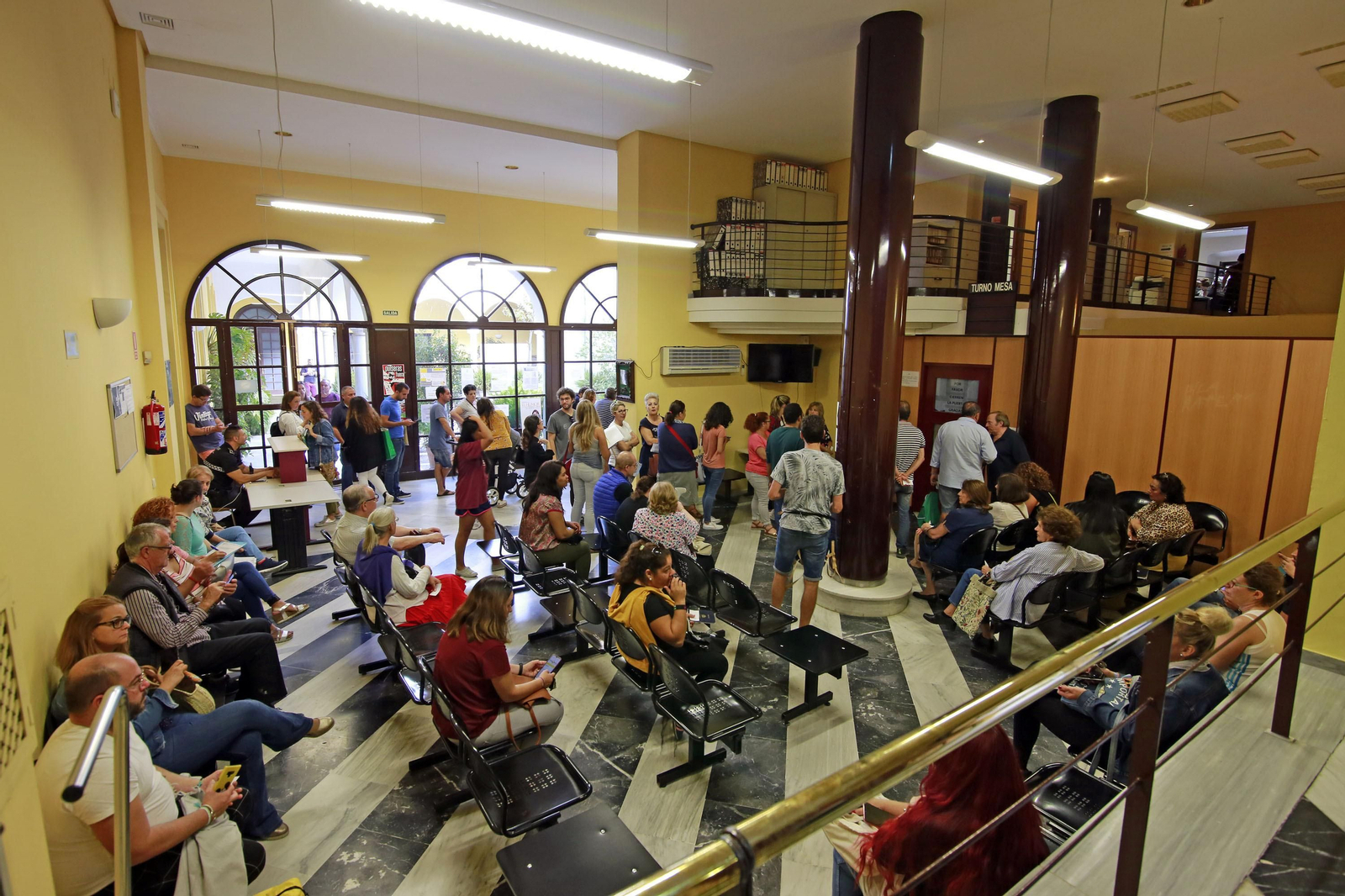 Aspecto que presentaba la OAC a media mañana de este lunes.