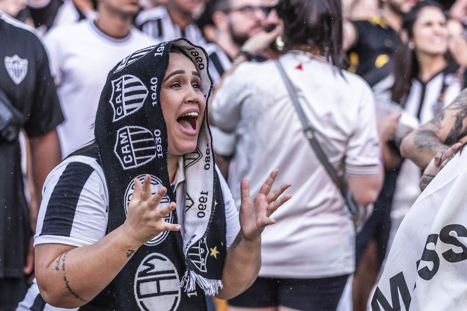 Las fotos de una final de la Libertadores histórica; Botafogo, campeón con 10, ante Atlético Mineiro