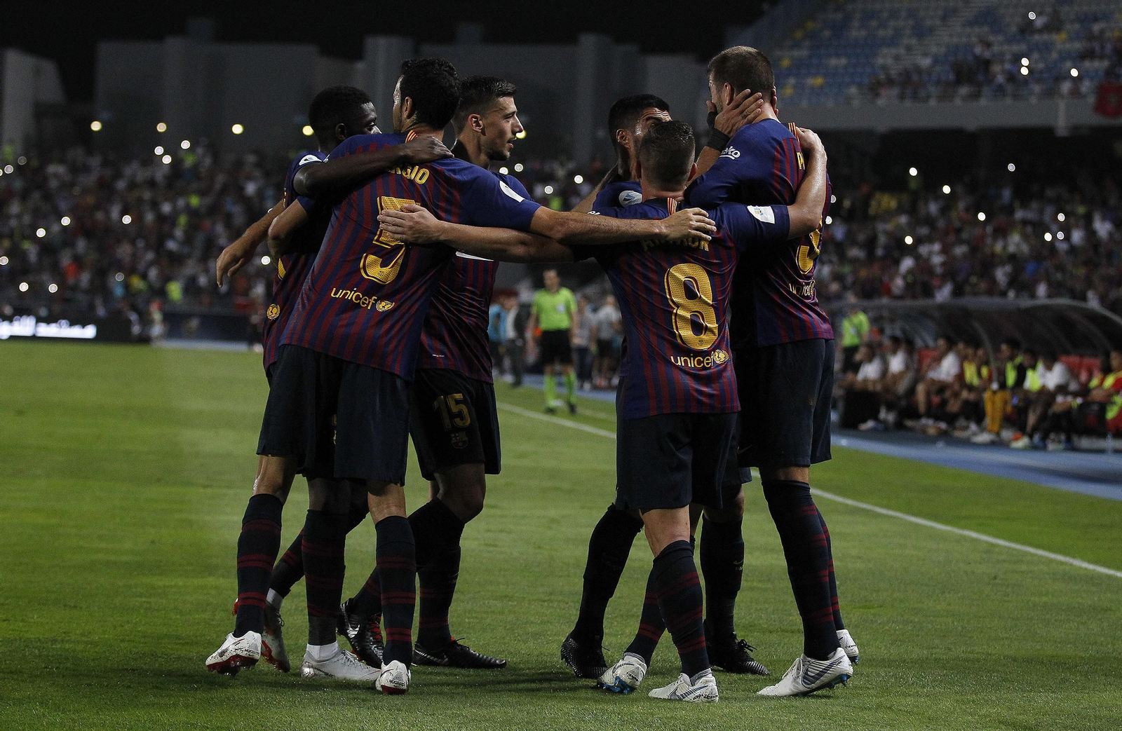 Las imágenes del Sevilla-Barcelona de la Supercopa