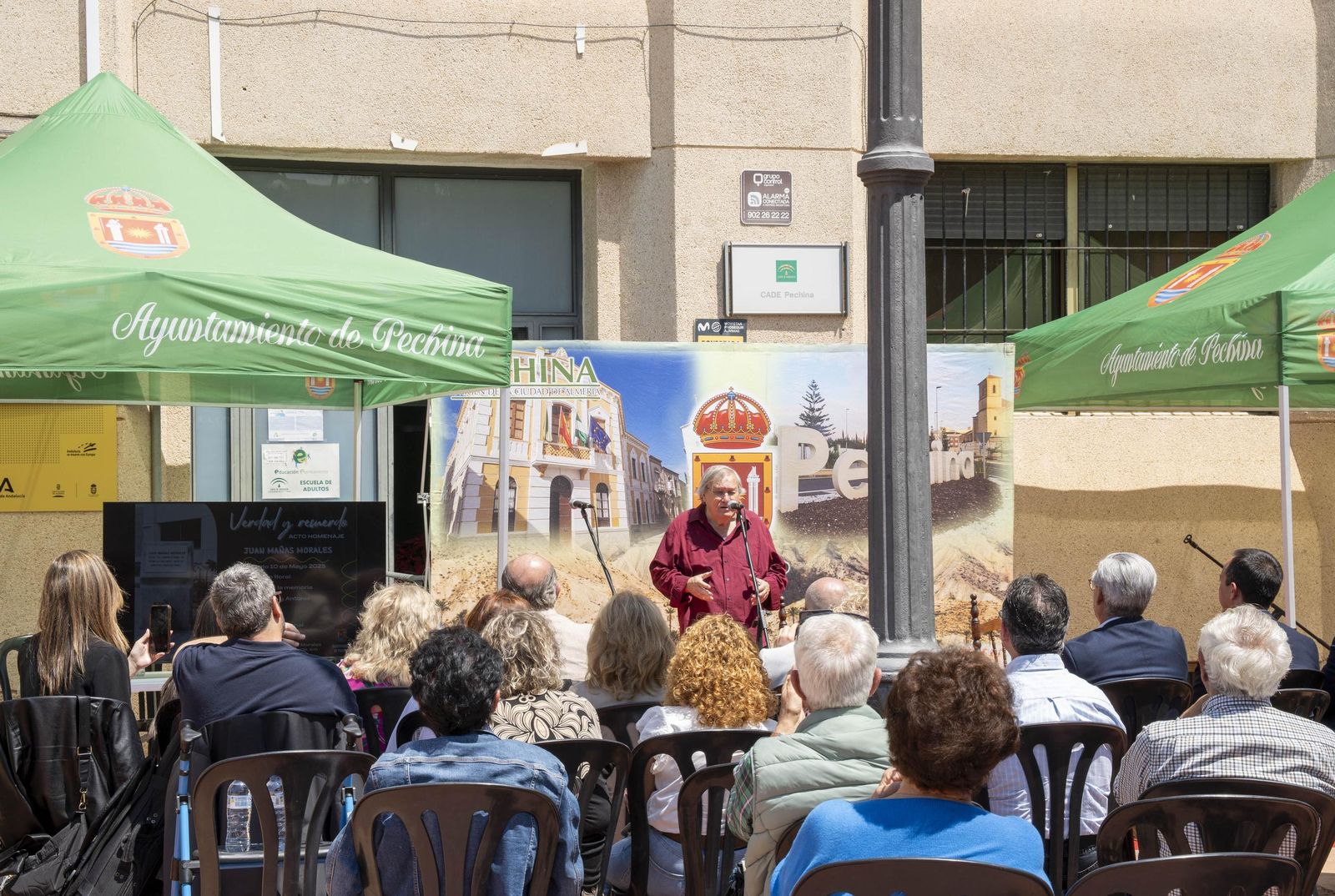 Las imágenes del homenaje a Juan Mañas, víctima del caso Almería
