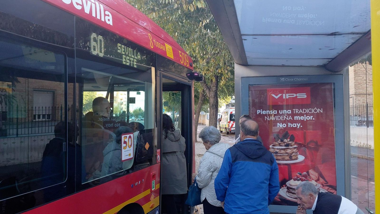 Pocos pasajeros se han percatado del estreno de esta nueva línea de Tussam