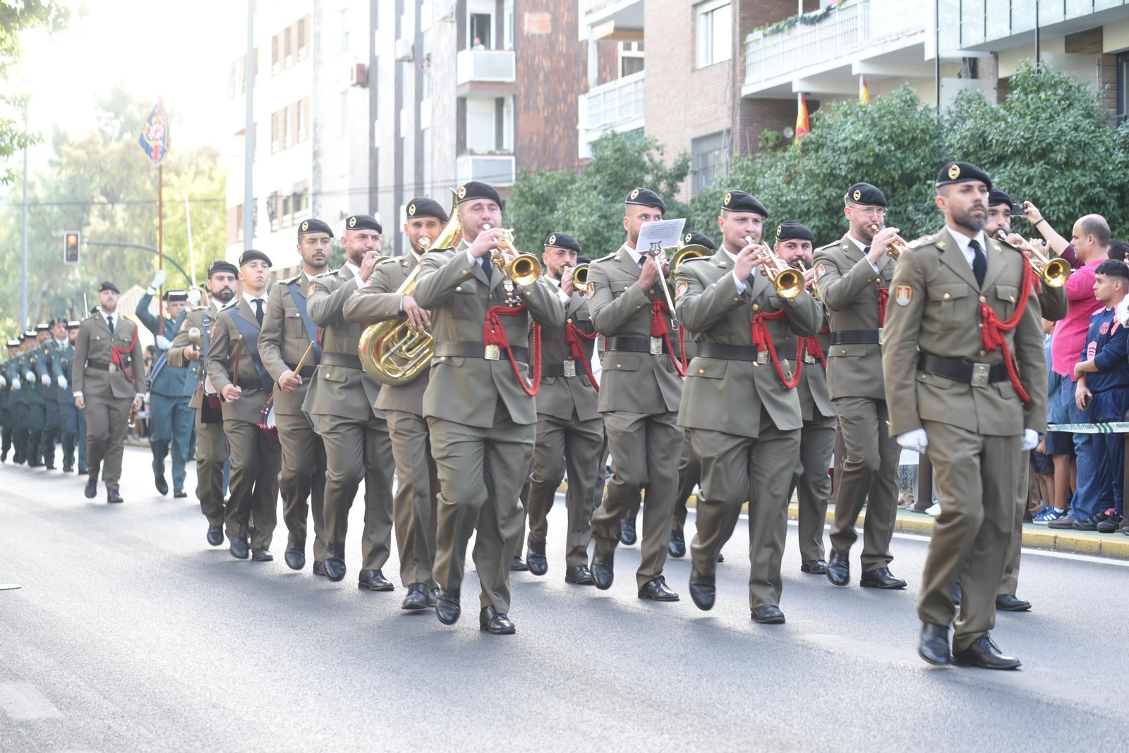 El desfile de la Guardia Civil de Córdoba por el día de la Virgen del Pilar