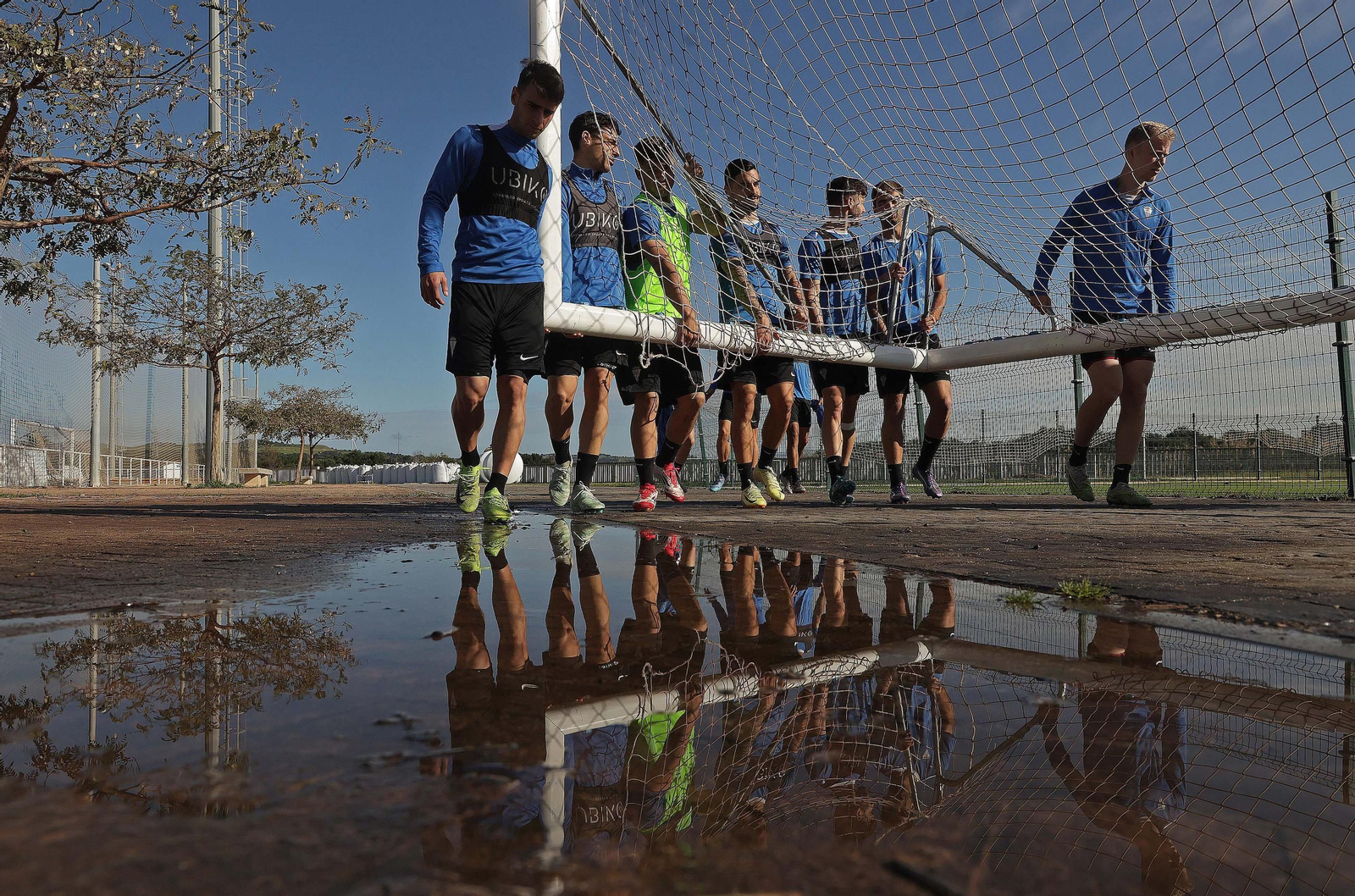 Fotos del entrenamiento del Algeciras preparatorio al partido del domingo en Marbella
