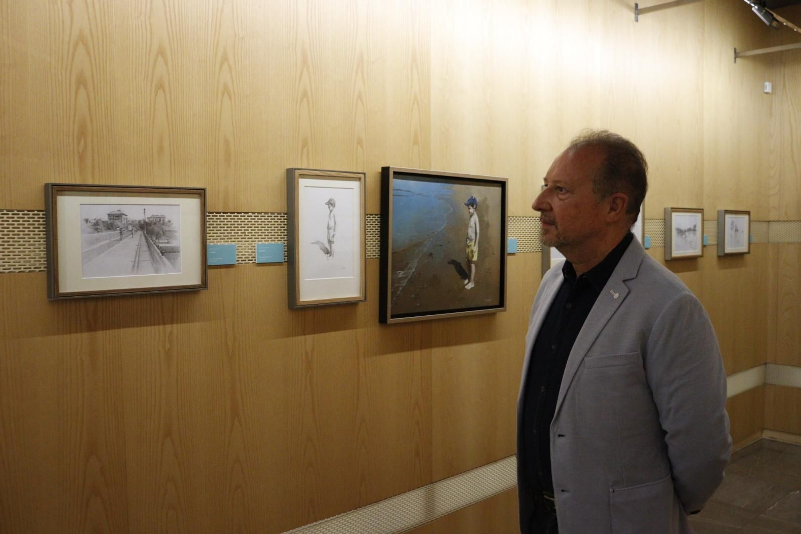 La exposición 'Dibujos preparatorios. Paisajes y Figuras' del Museo de Bellas Artes, en imágenes