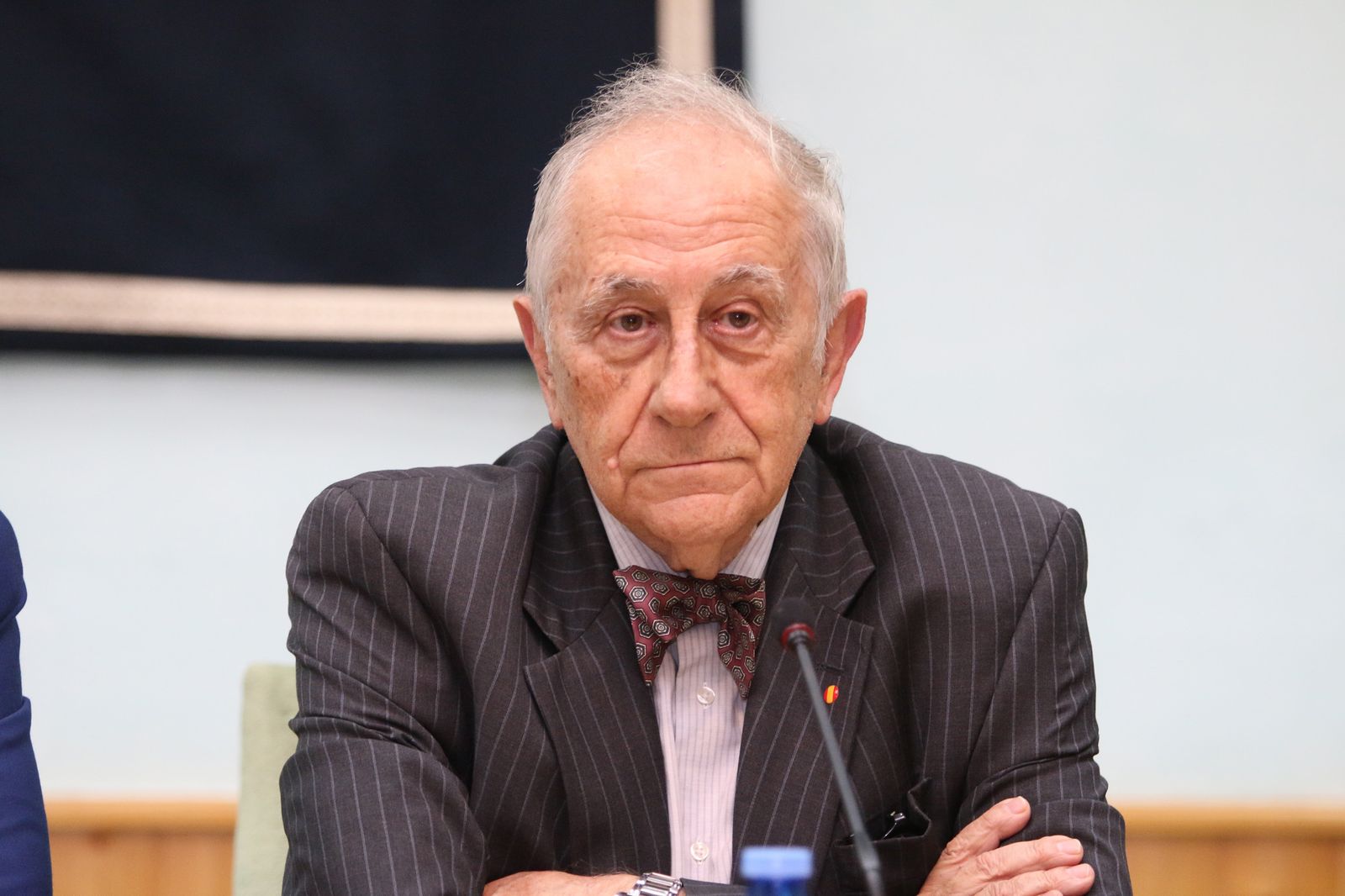 Chencho Arias durante la presentación de sus memorias.