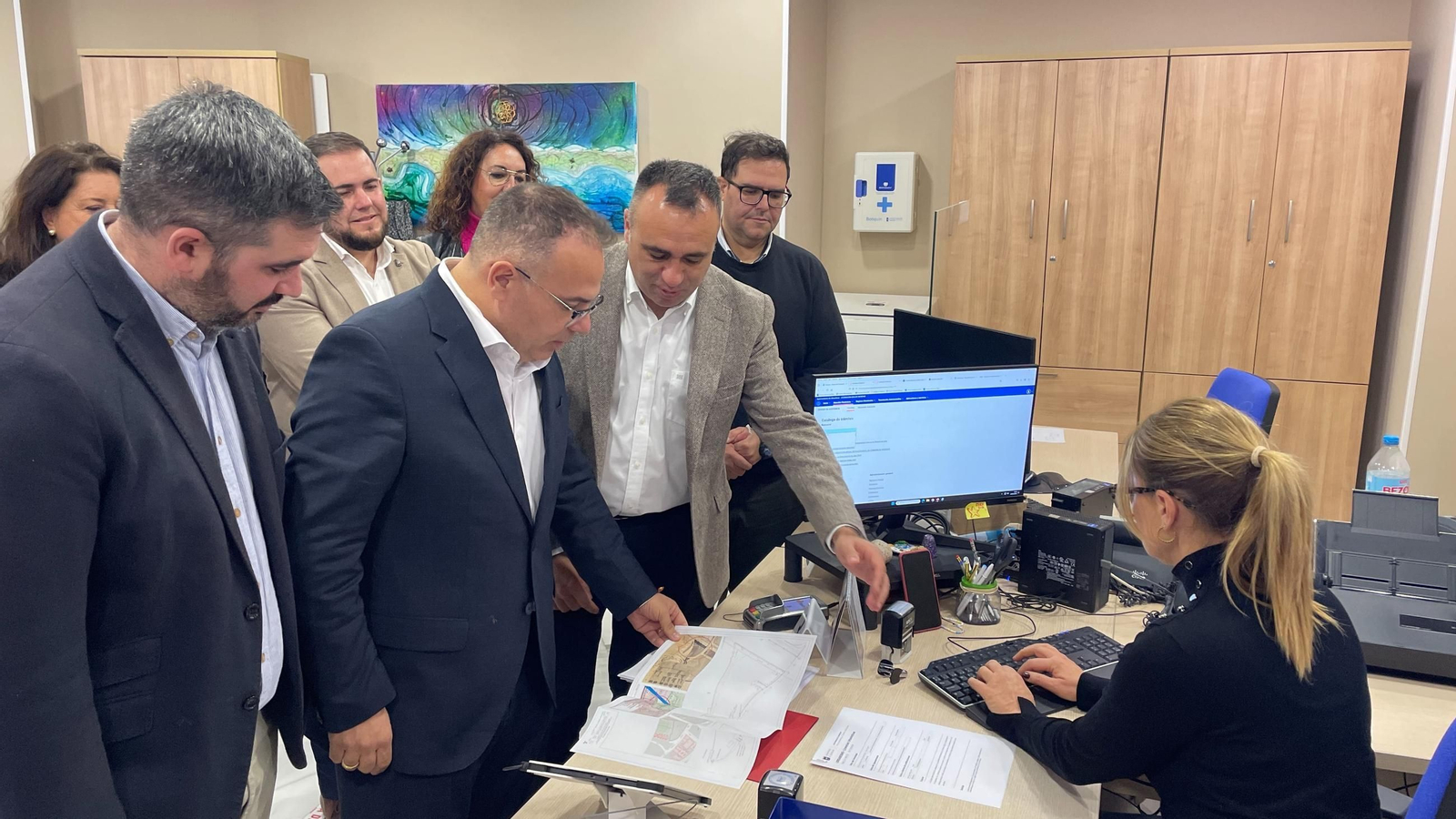 Solicitud de la licencia de obras, en una imagen de archivo