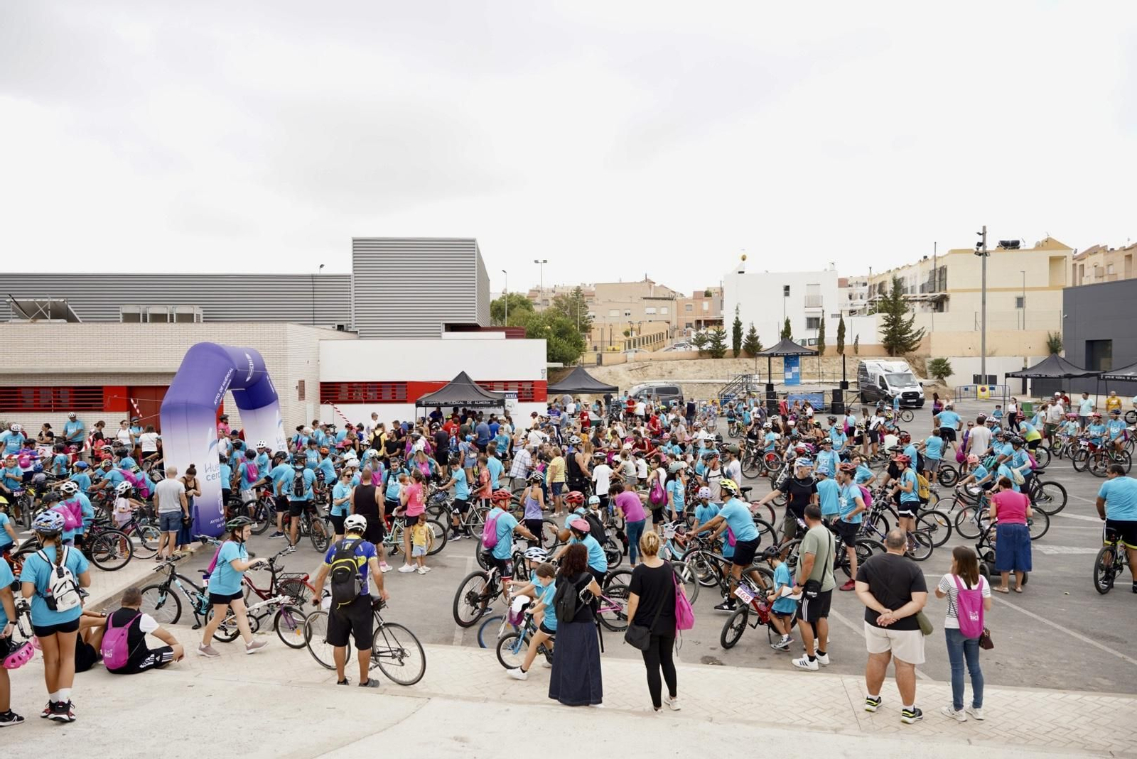 Así se ha vivido el multitudinario Día de la Bici en Huércal de Almería